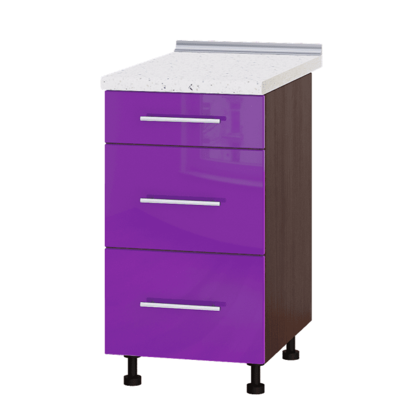 Кухня МОДЕРН Н87-450 Низ 450 три шухляди