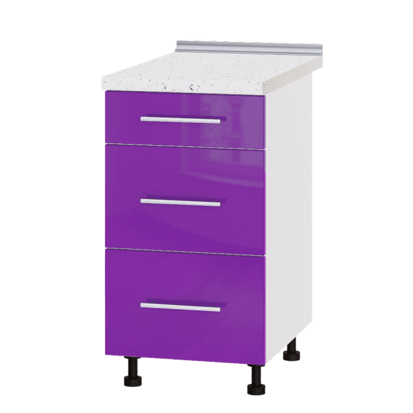 Кухня МОДЕРН Н87-450 Низ 450 три шухляди