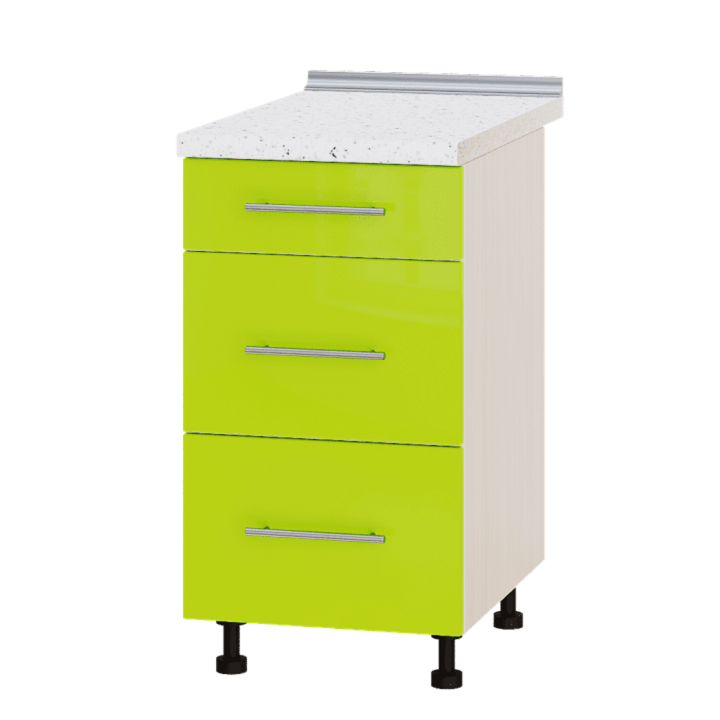 Кухня МОДЕРН Н87-450 Низ 450 три шухляди