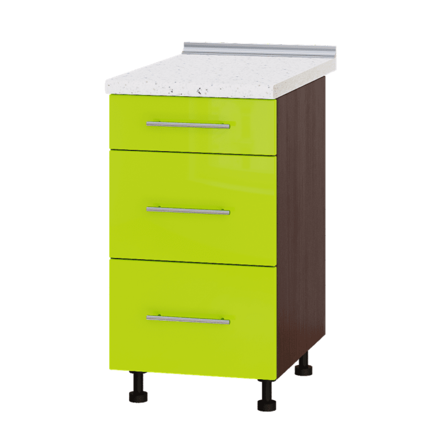 Кухня МОДЕРН Н87-450 Низ 450 три шухляди