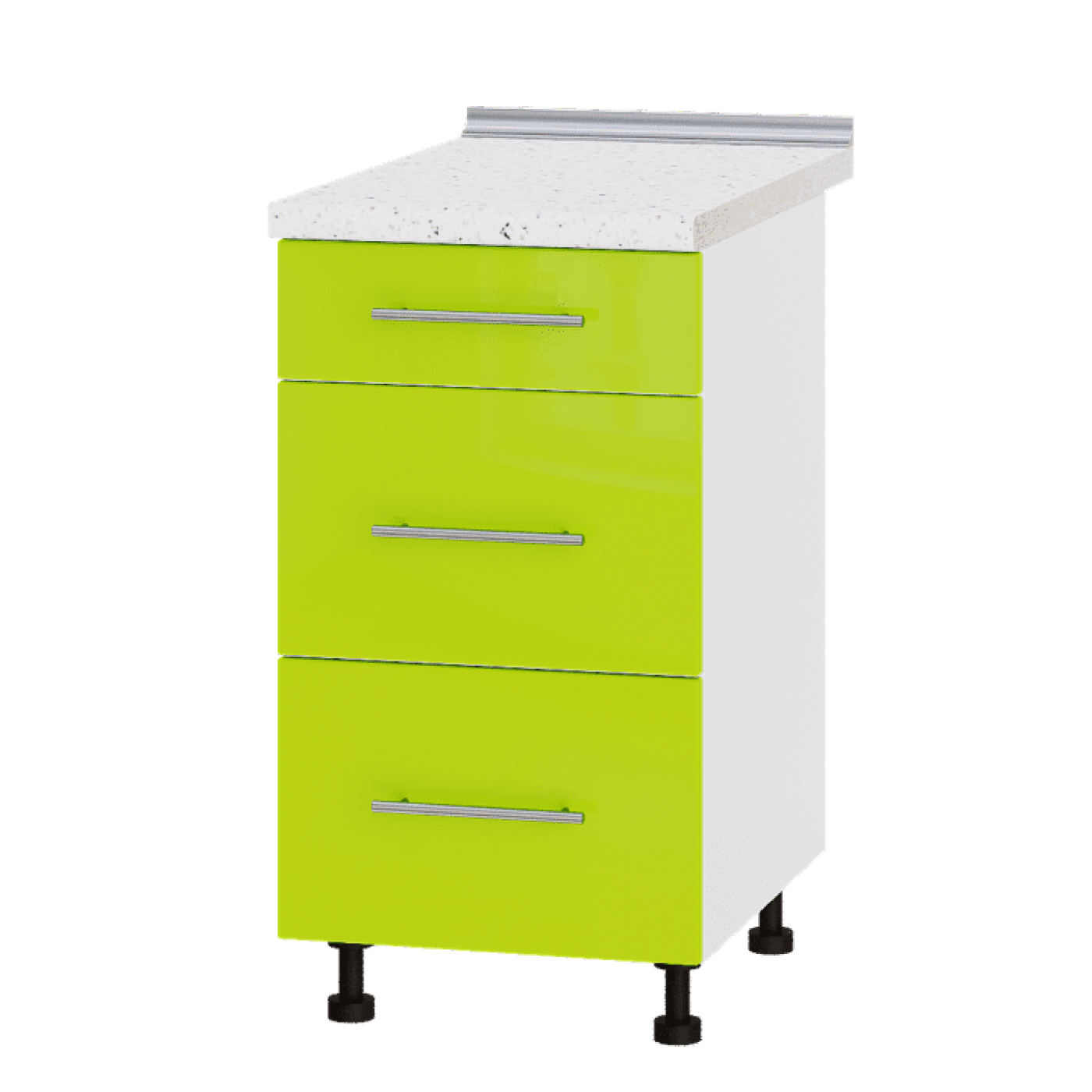 Кухня МОДЕРН Н87-450 Низ 450 три шухляди