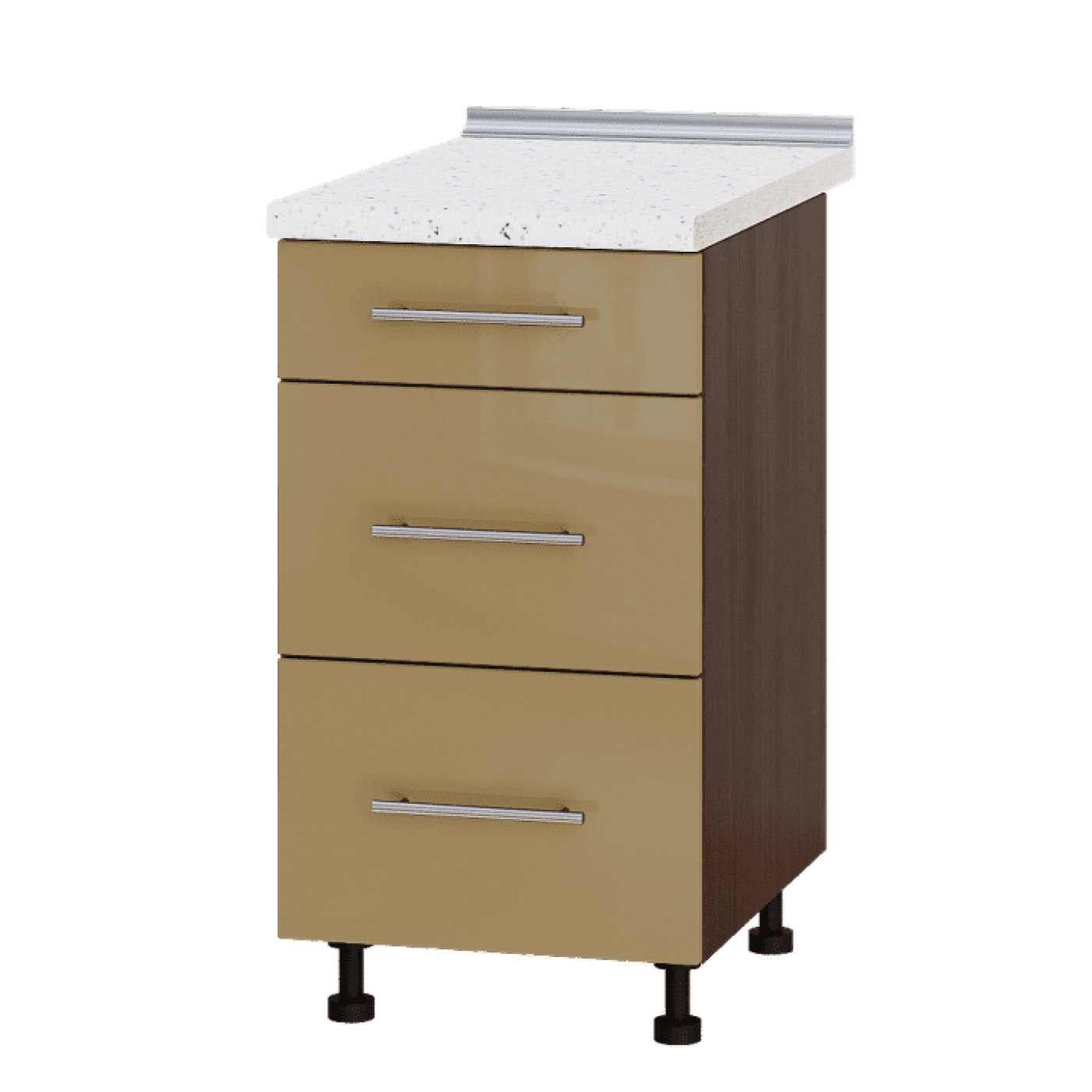 Кухня МОДЕРН Н87-450 Низ 450 три шухляди