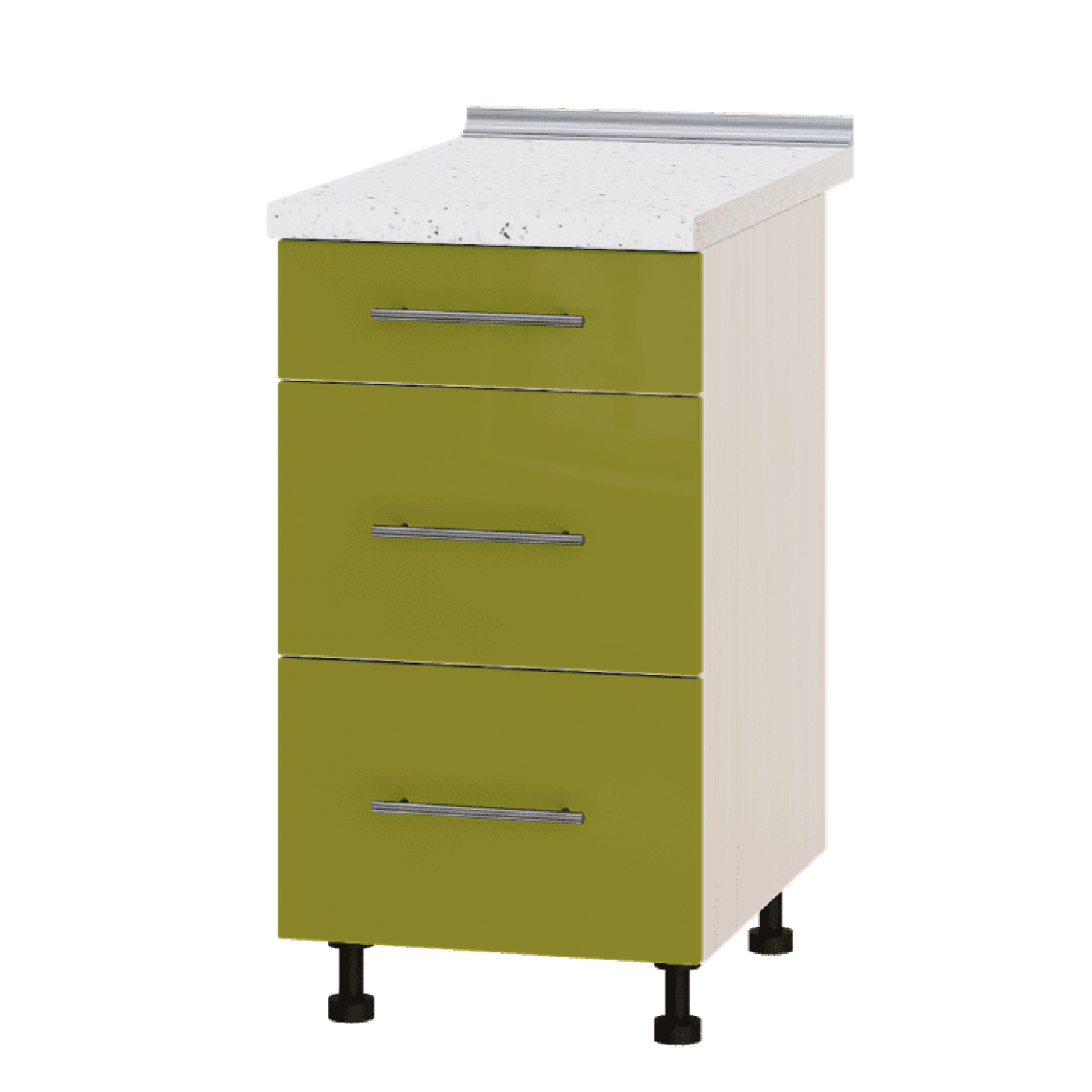 Кухня МОДЕРН Н87-450 Низ 450 три шухляди