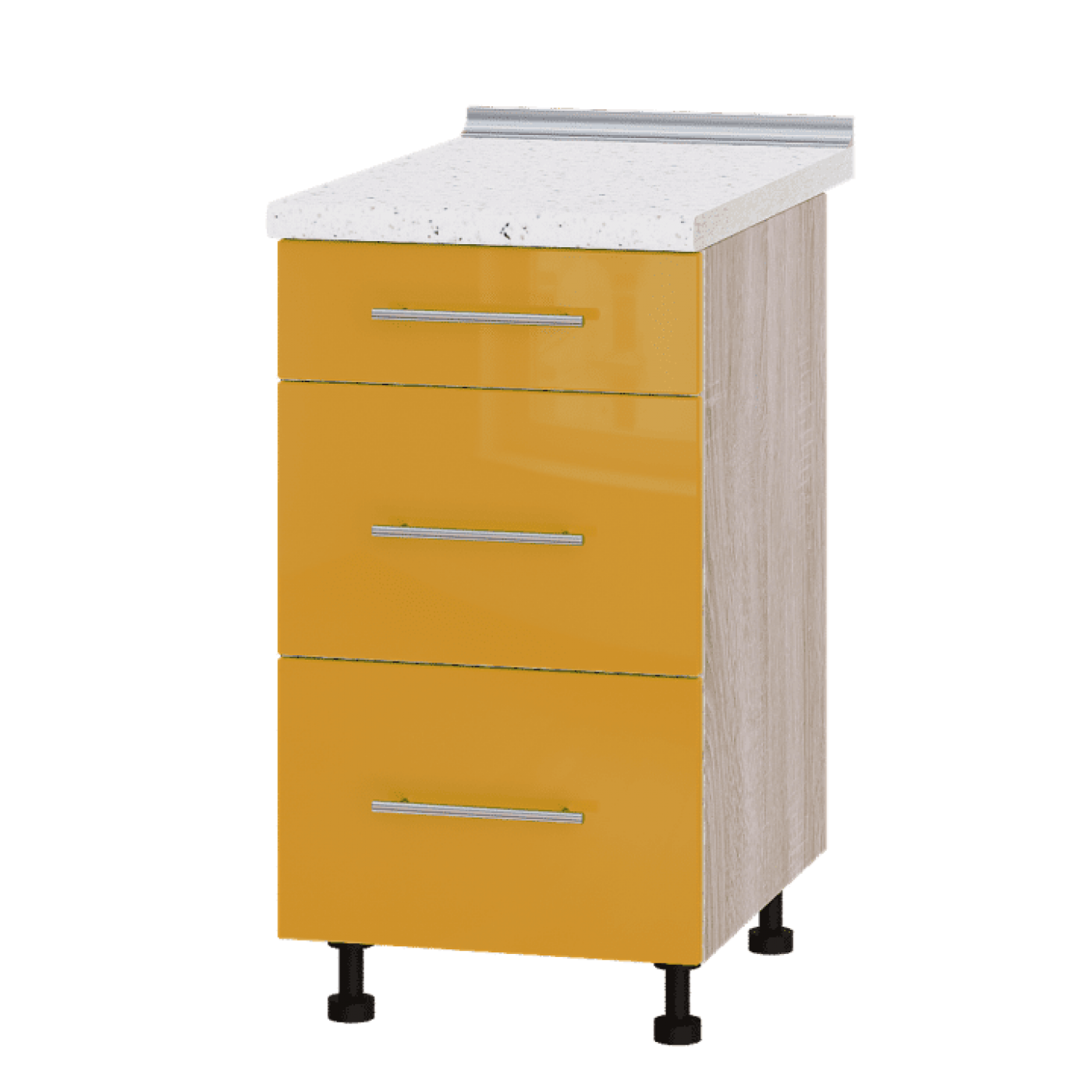 Кухня МОДЕРН Н87-450 Низ 450 три шухляди