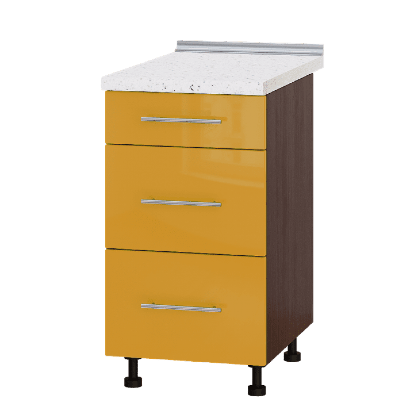 Кухня МОДЕРН Н87-450 Низ 450 три шухляди