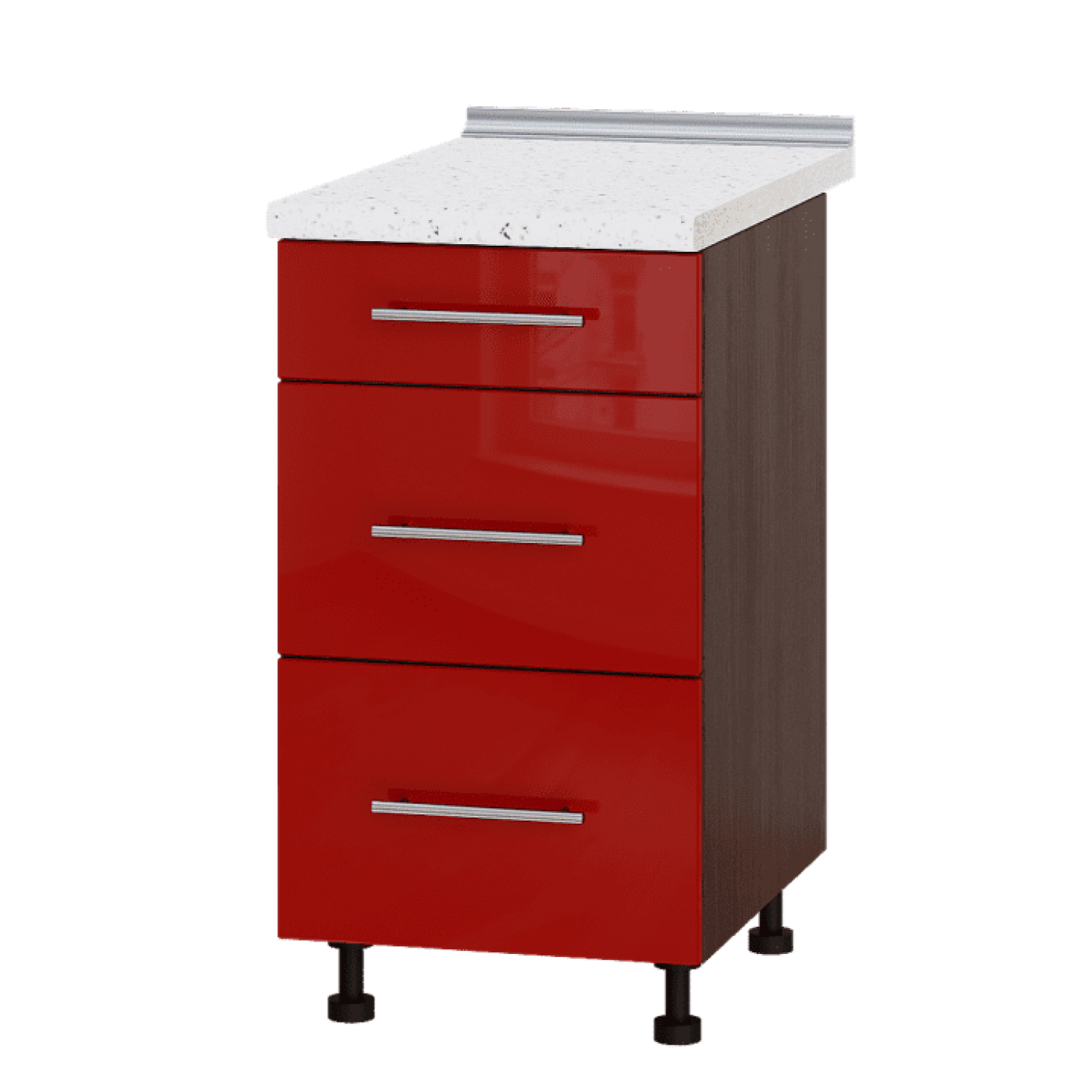 Кухня МОДЕРН Н87-450 Низ 450 три шухляди