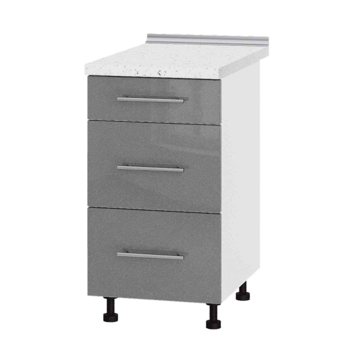 Кухня МОДЕРН Н87-450 Низ 450 три шухляди