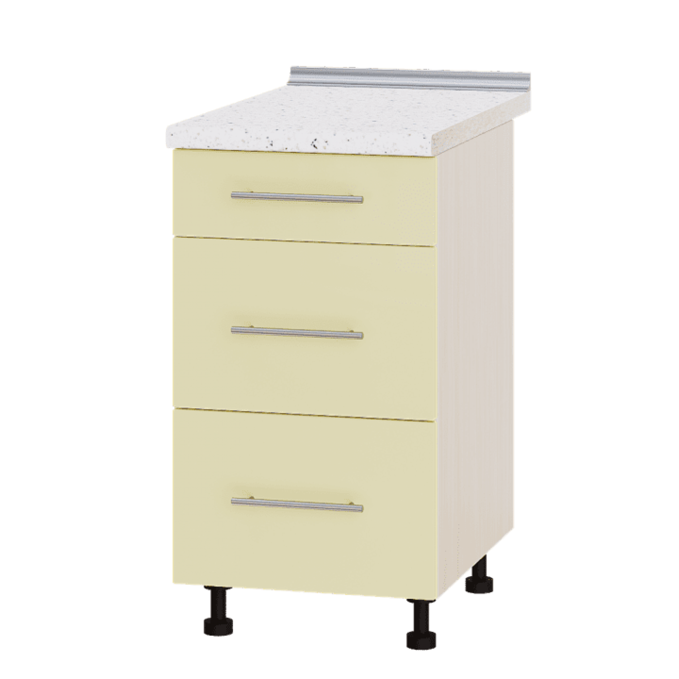 Кухня МОДЕРН Н87-450 Низ 450 три шухляди