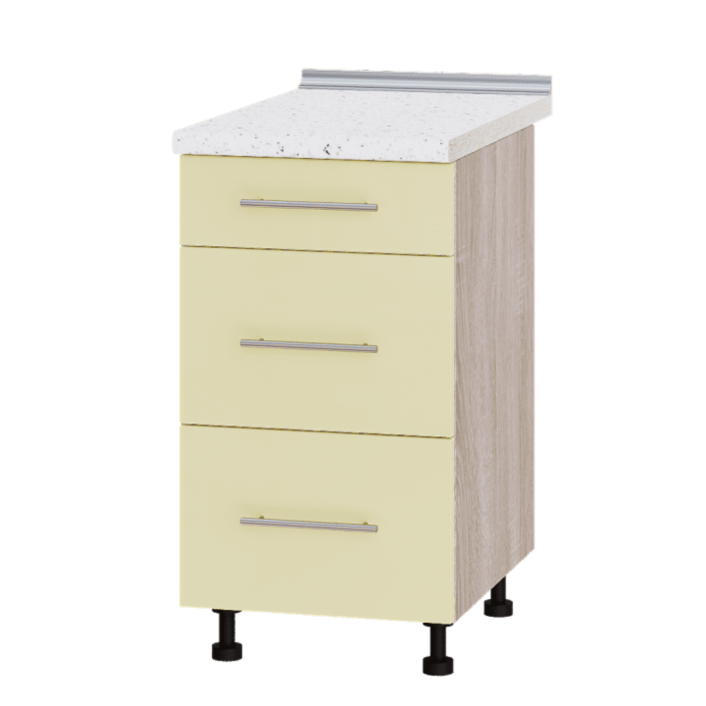 Кухня МОДЕРН Н87-450 Низ 450 три шухляди