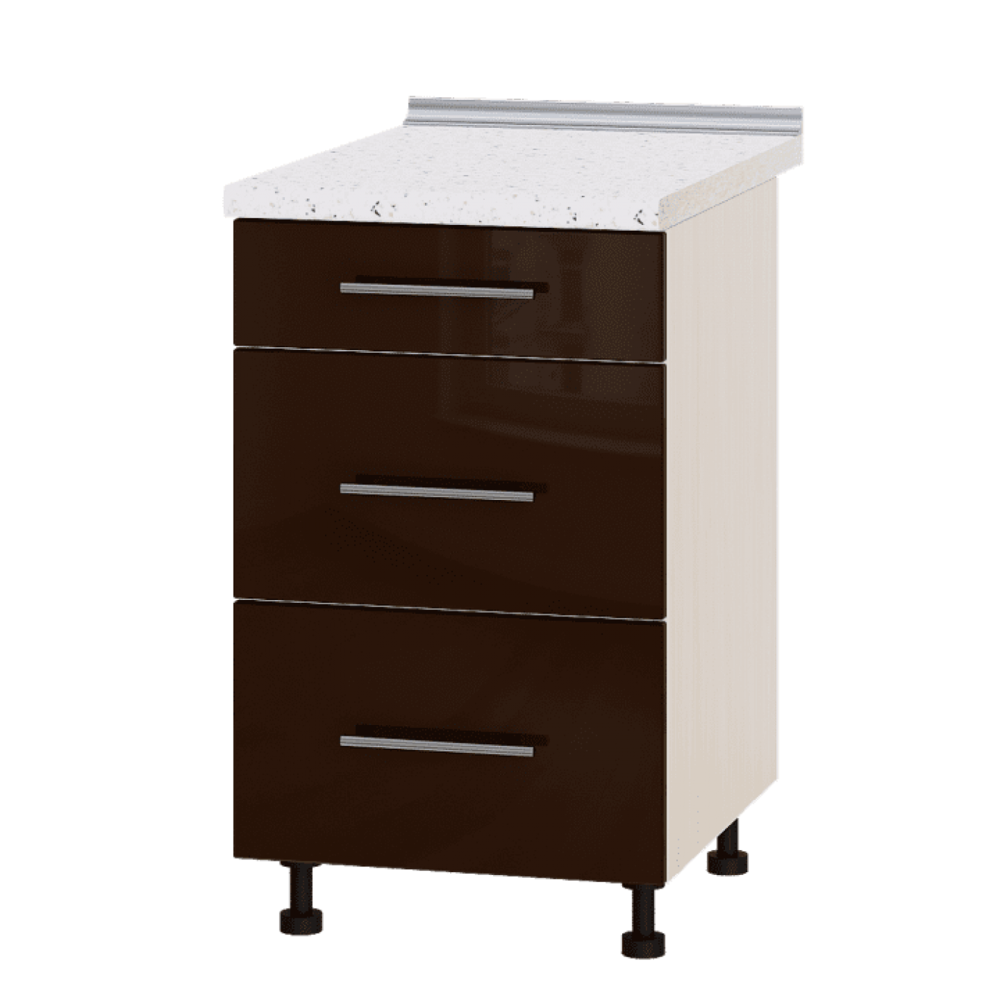 Кухня МОДЕРН Н87-500 Низ 500 три ящика