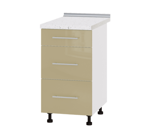 Кухня МОДЕРН Н87-500 Низ 500 три ящика