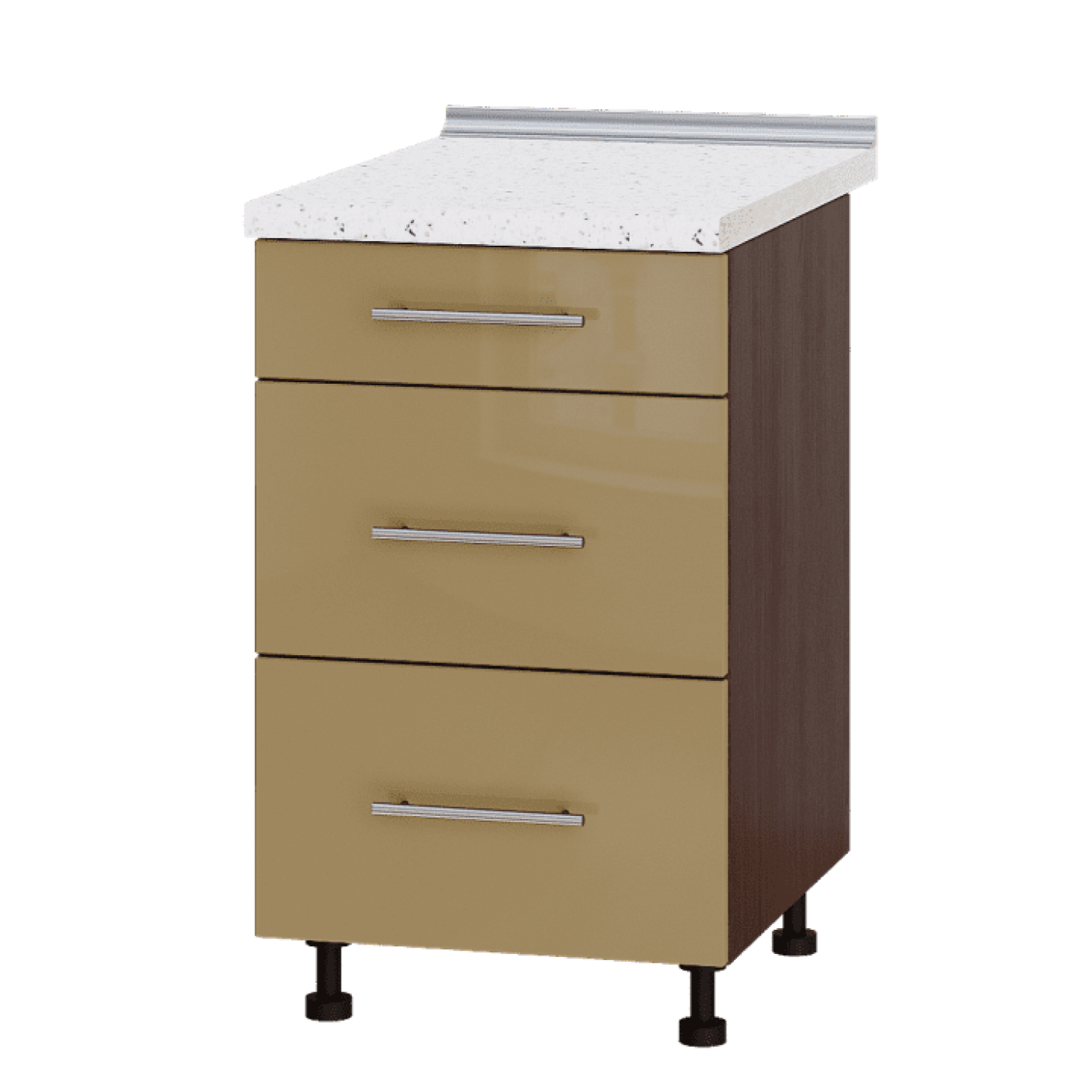 Кухня МОДЕРН Н87-500 Низ 500 три ящика