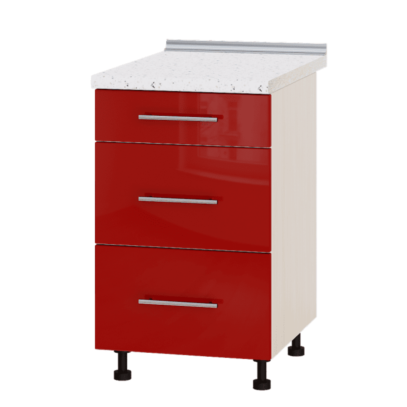 Кухня МОДЕРН Н87-500 Низ 500 три ящика