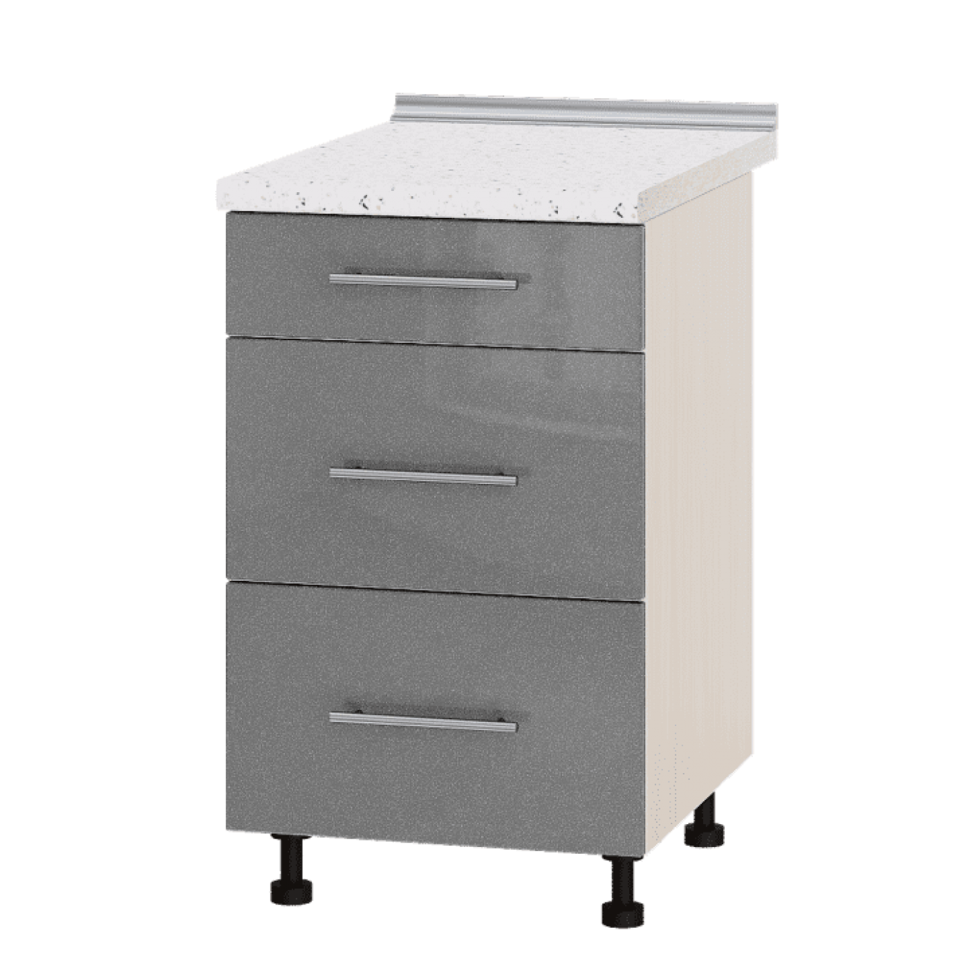 Кухня МОДЕРН Н87-500 Низ 500 три ящика