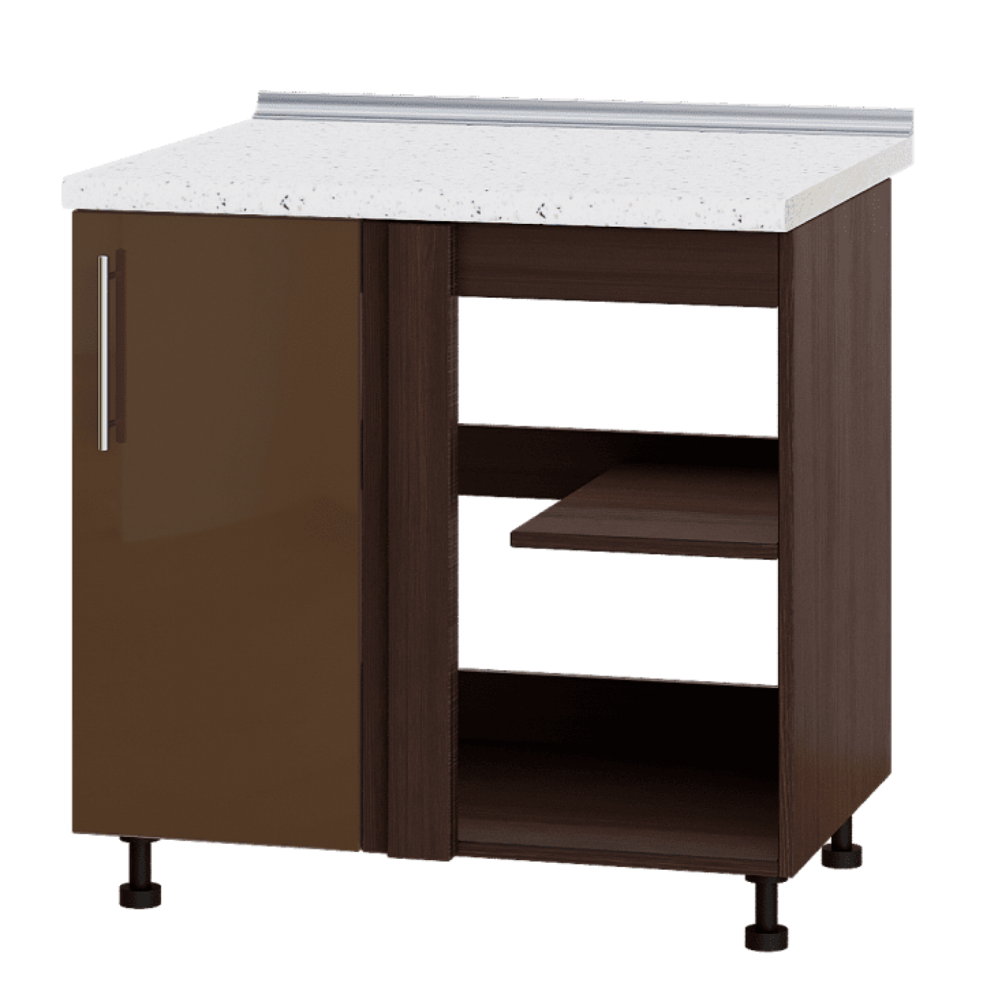 Кухня МОДЕРН Н89-845 Низ 845 угол 90" фасад 350