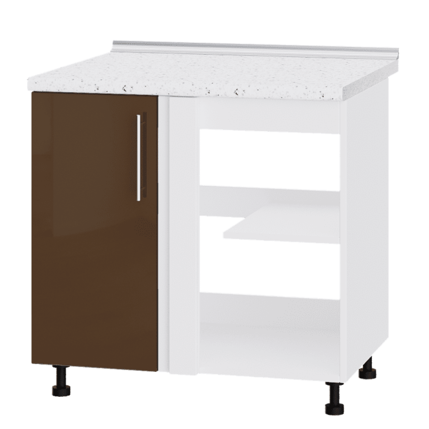 Кухня МОДЕРН Н89-845 Низ 845 угол 90" фасад 350