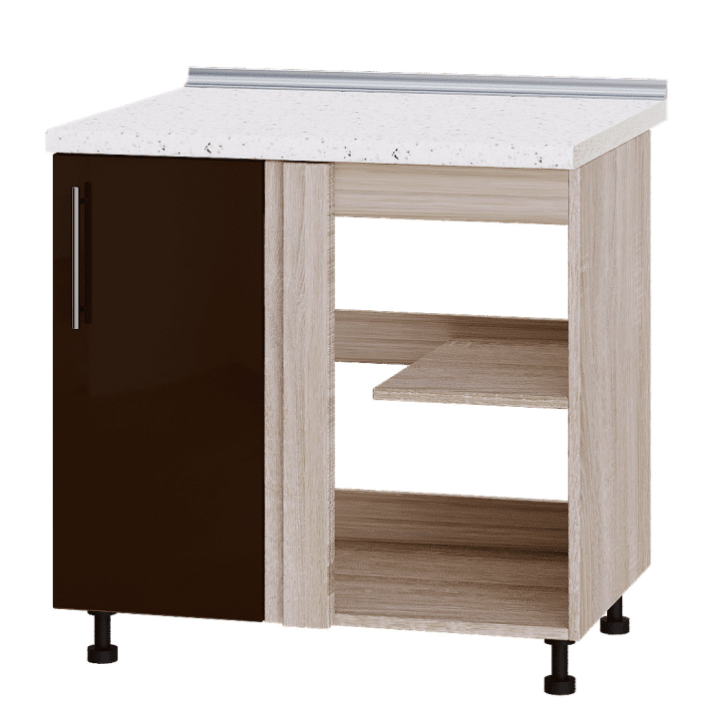 Кухня МОДЕРН Н89-845 Низ 845 угол 90" фасад 350