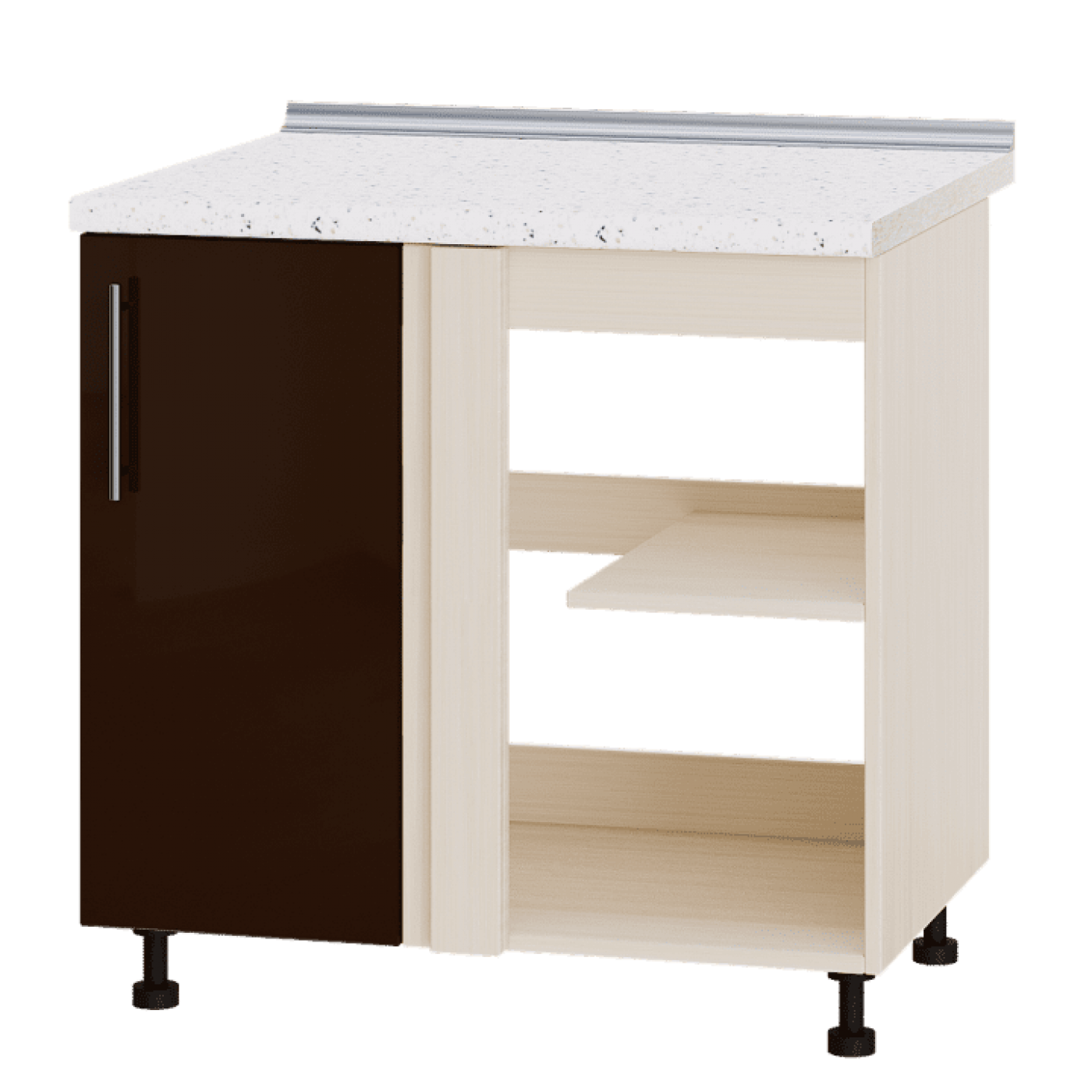 Кухня МОДЕРН Н89-845 Низ 845 угол 90" фасад 350