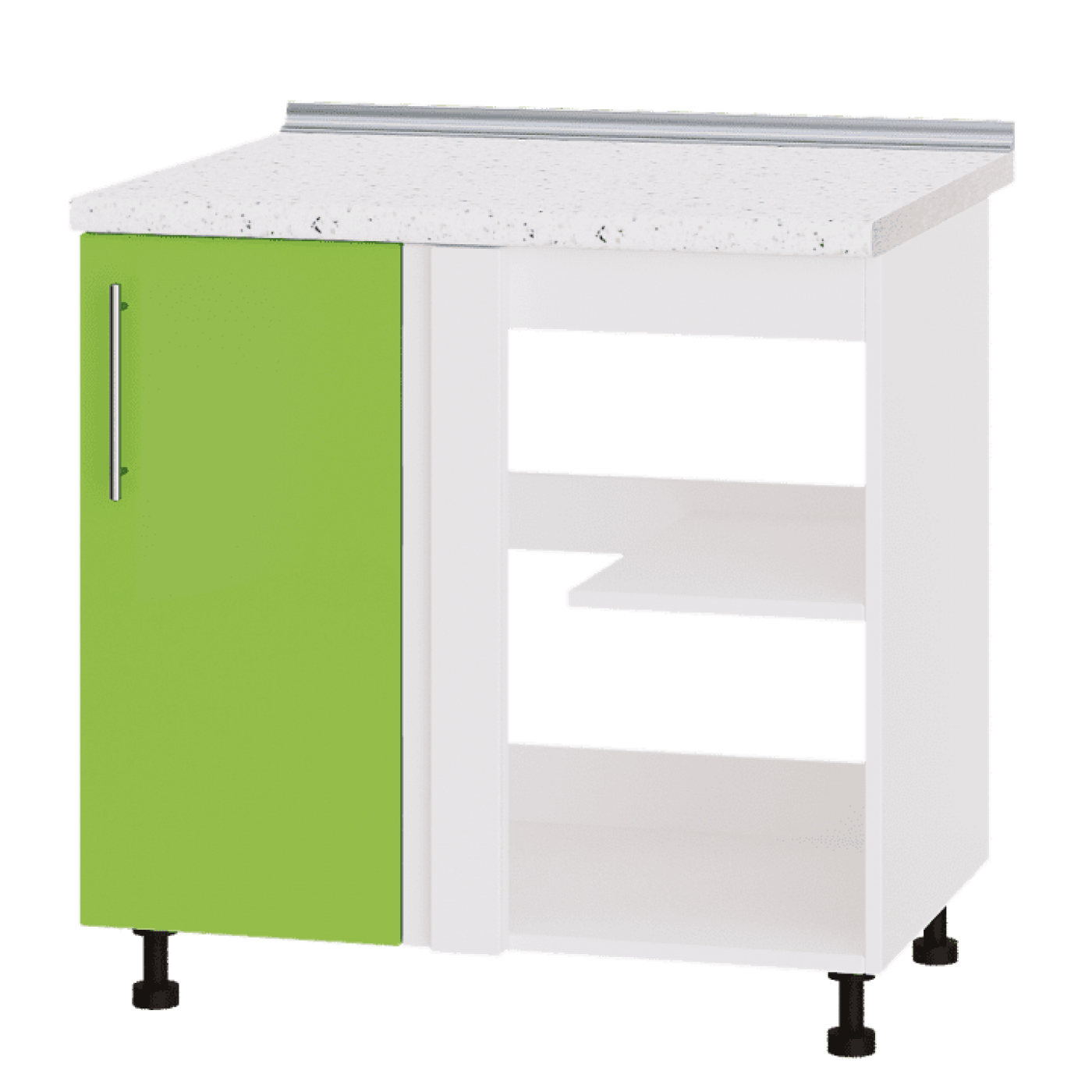 Кухня МОДЕРН Н89-845 Низ 845 угол 90" фасад 350