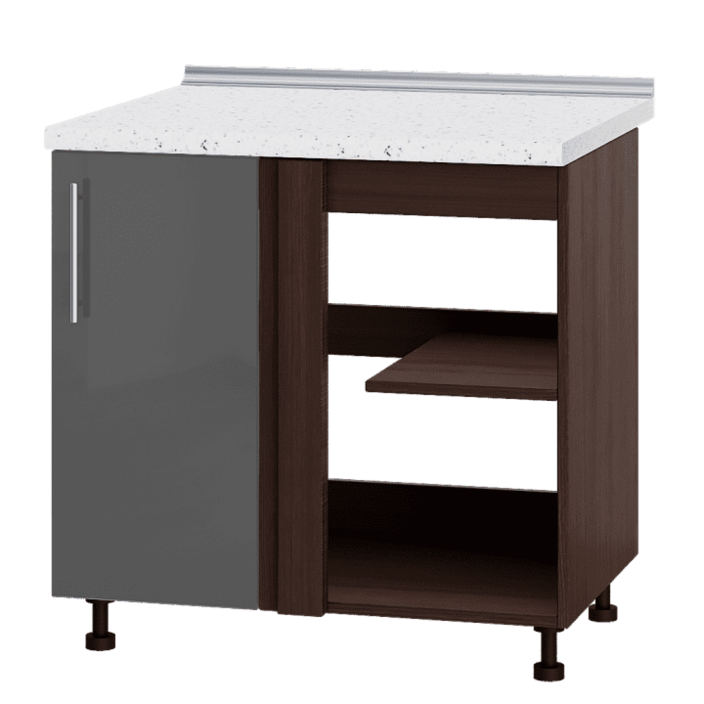 Кухня МОДЕРН Н89-845 Низ 845 угол 90" фасад 350