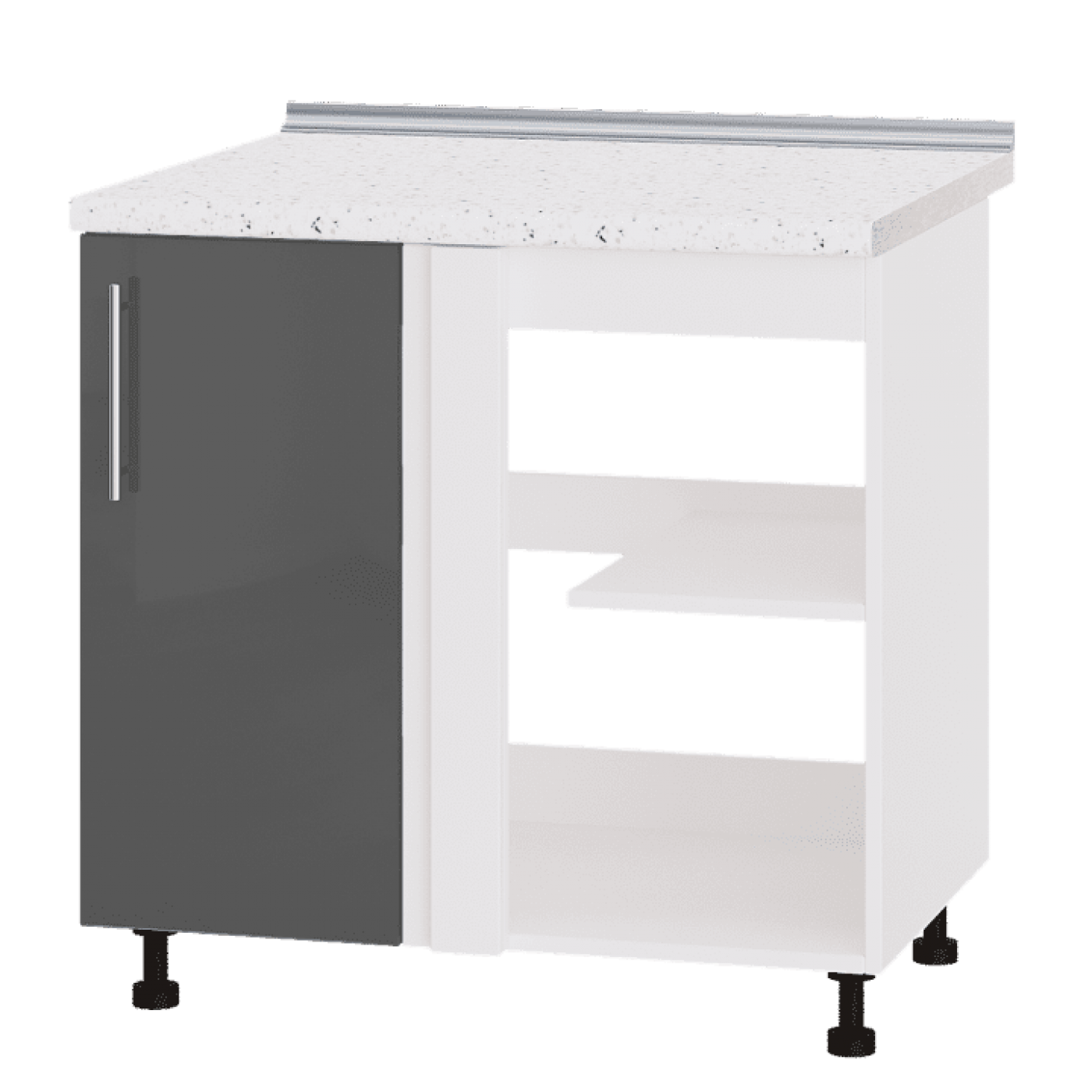 Кухня МОДЕРН Н89-845 Низ 845 угол 90" фасад 350