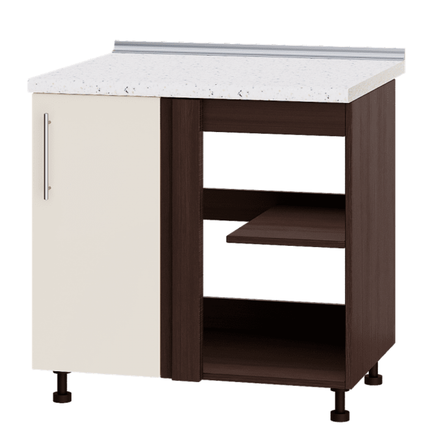 Кухня МОДЕРН Н89-845 Низ 845 угол 90" фасад 350