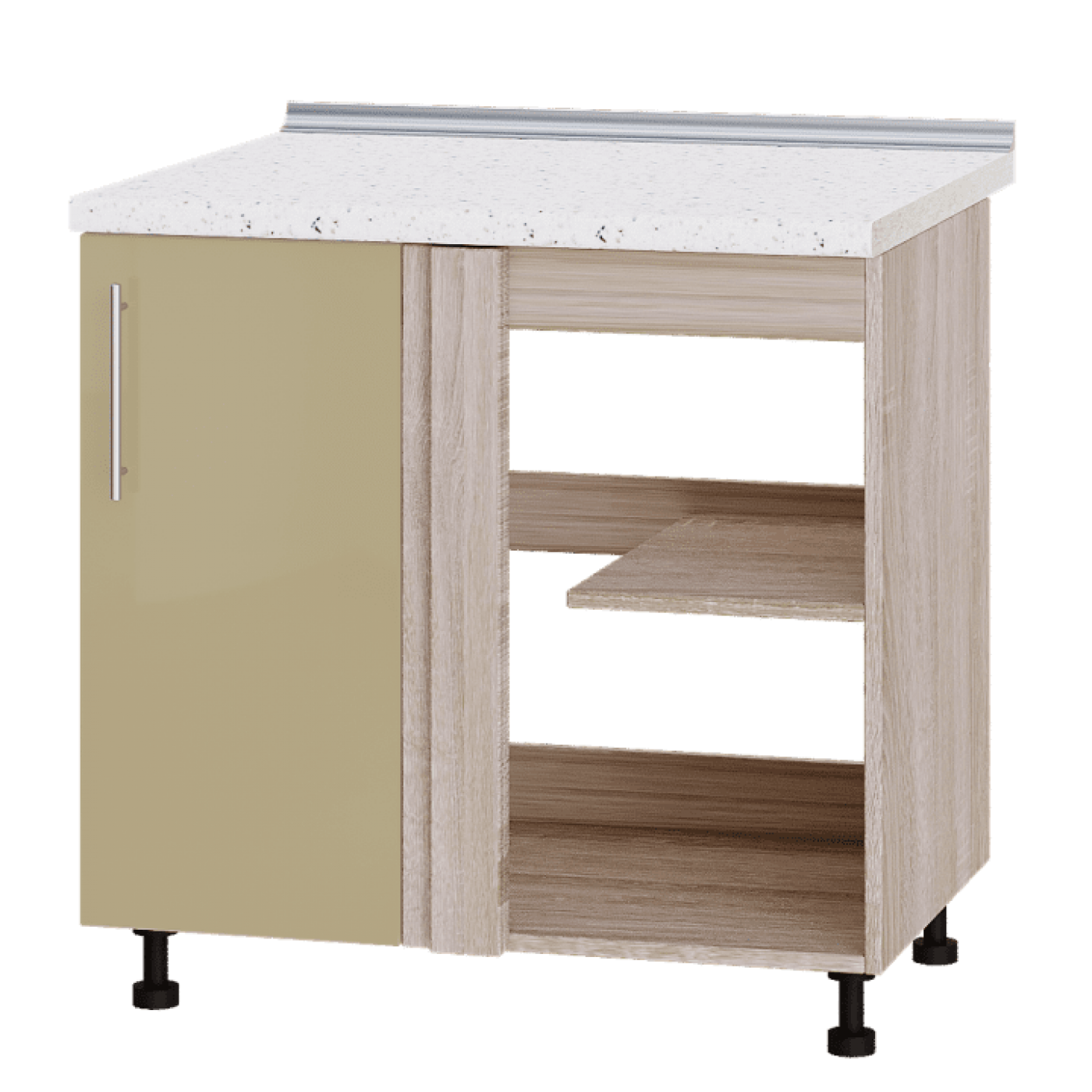 Кухня МОДЕРН Н89-845 Низ 845 угол 90" фасад 350