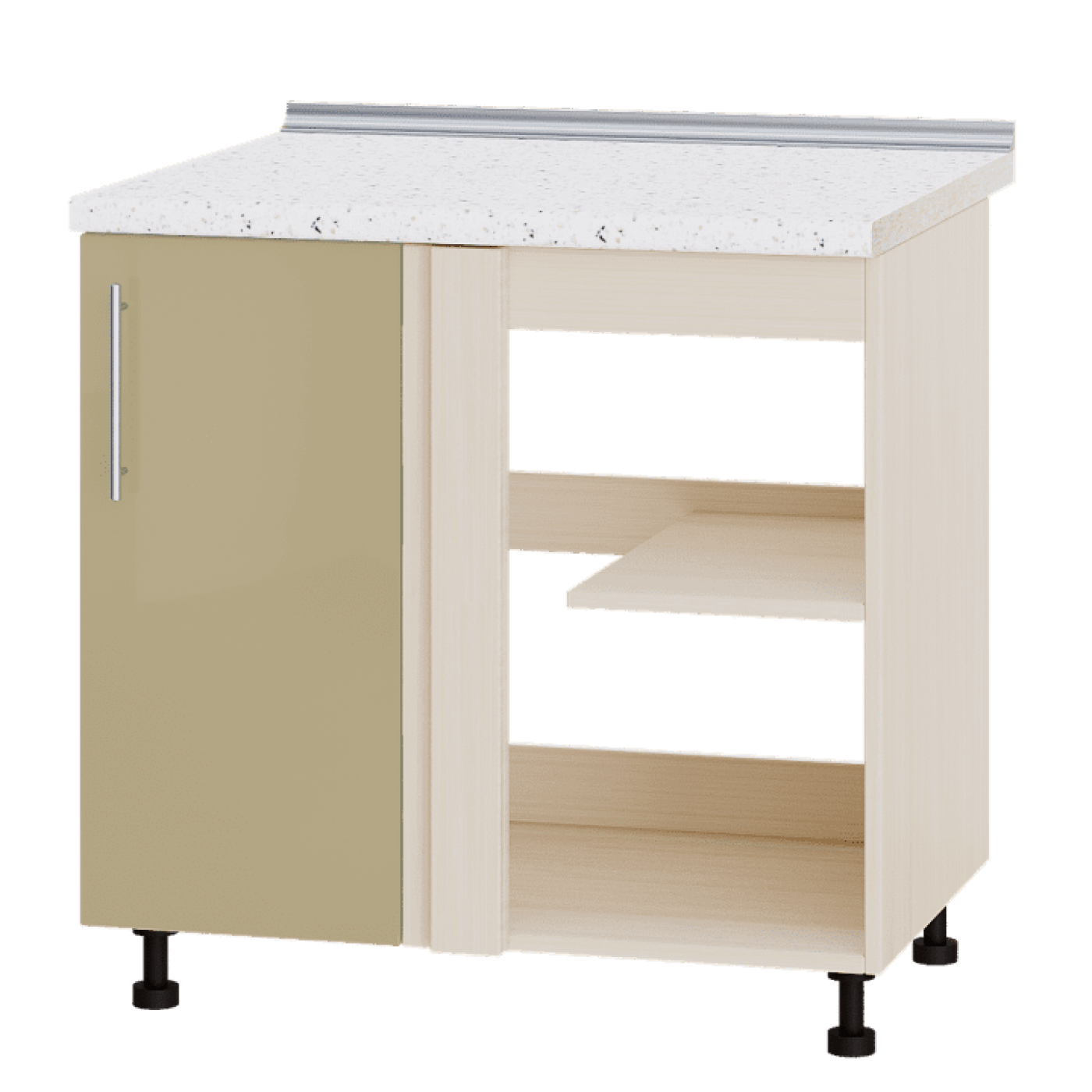 Кухня МОДЕРН Н89-845 Низ 845 угол 90" фасад 350