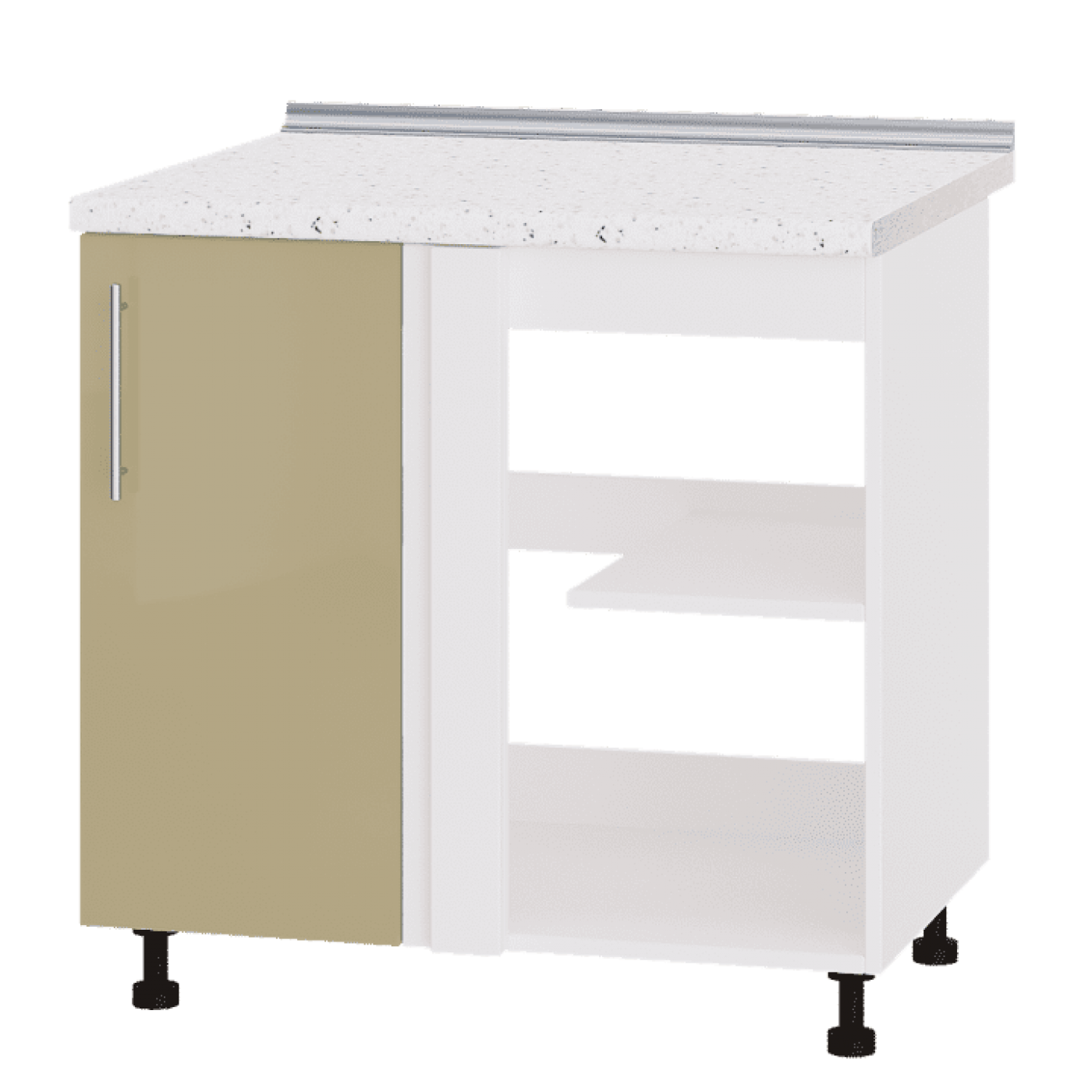 Кухня МОДЕРН Н89-845 Низ 845 угол 90" фасад 350