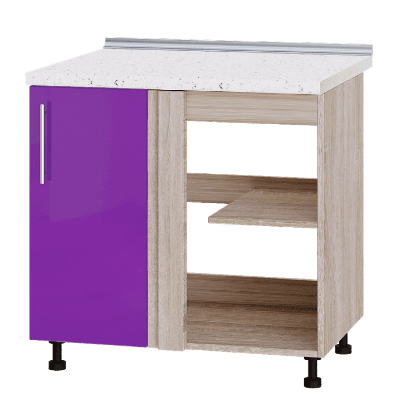 Кухня МОДЕРН Н89-845 Низ 845 угол 90" фасад 350