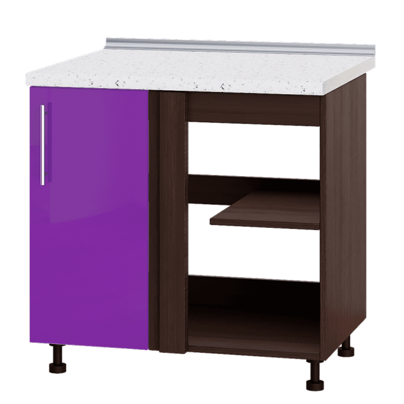 Кухня МОДЕРН Н89-845 Низ 845 угол 90" фасад 350