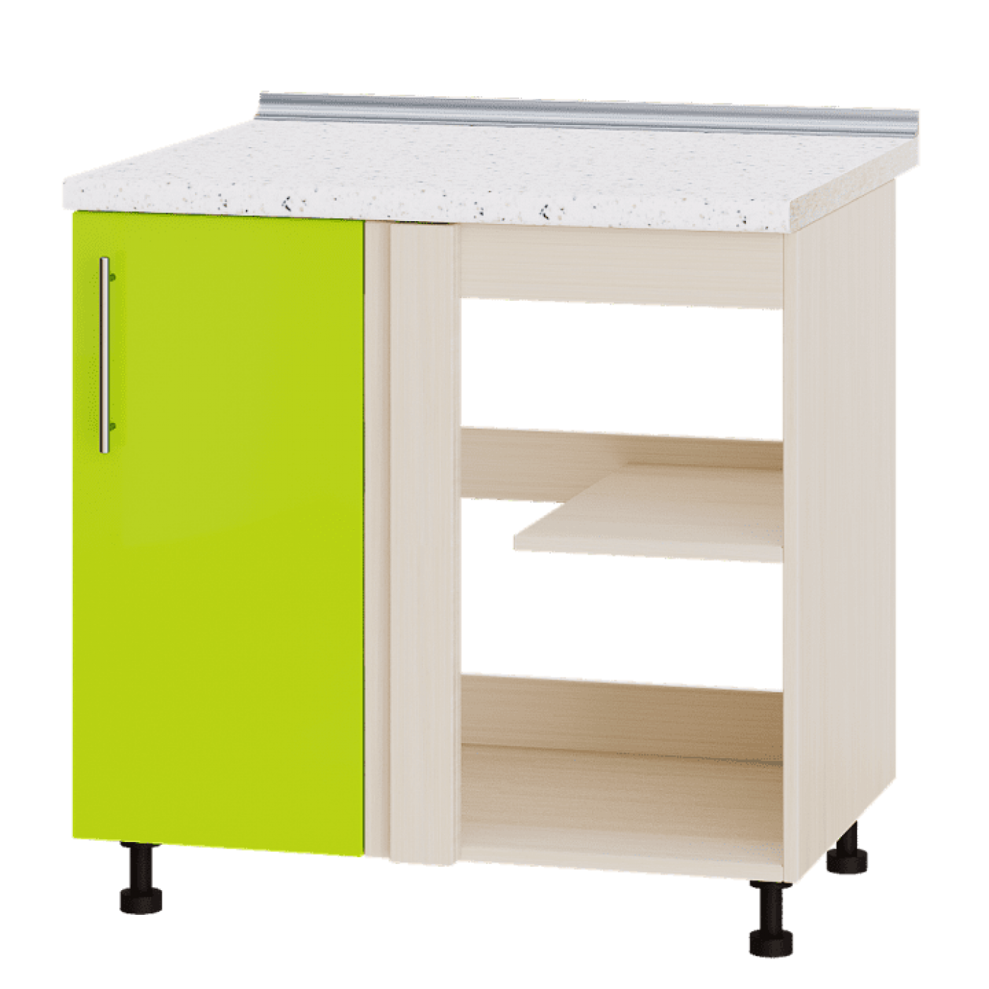 Кухня МОДЕРН Н89-845 Низ 845 угол 90" фасад 350