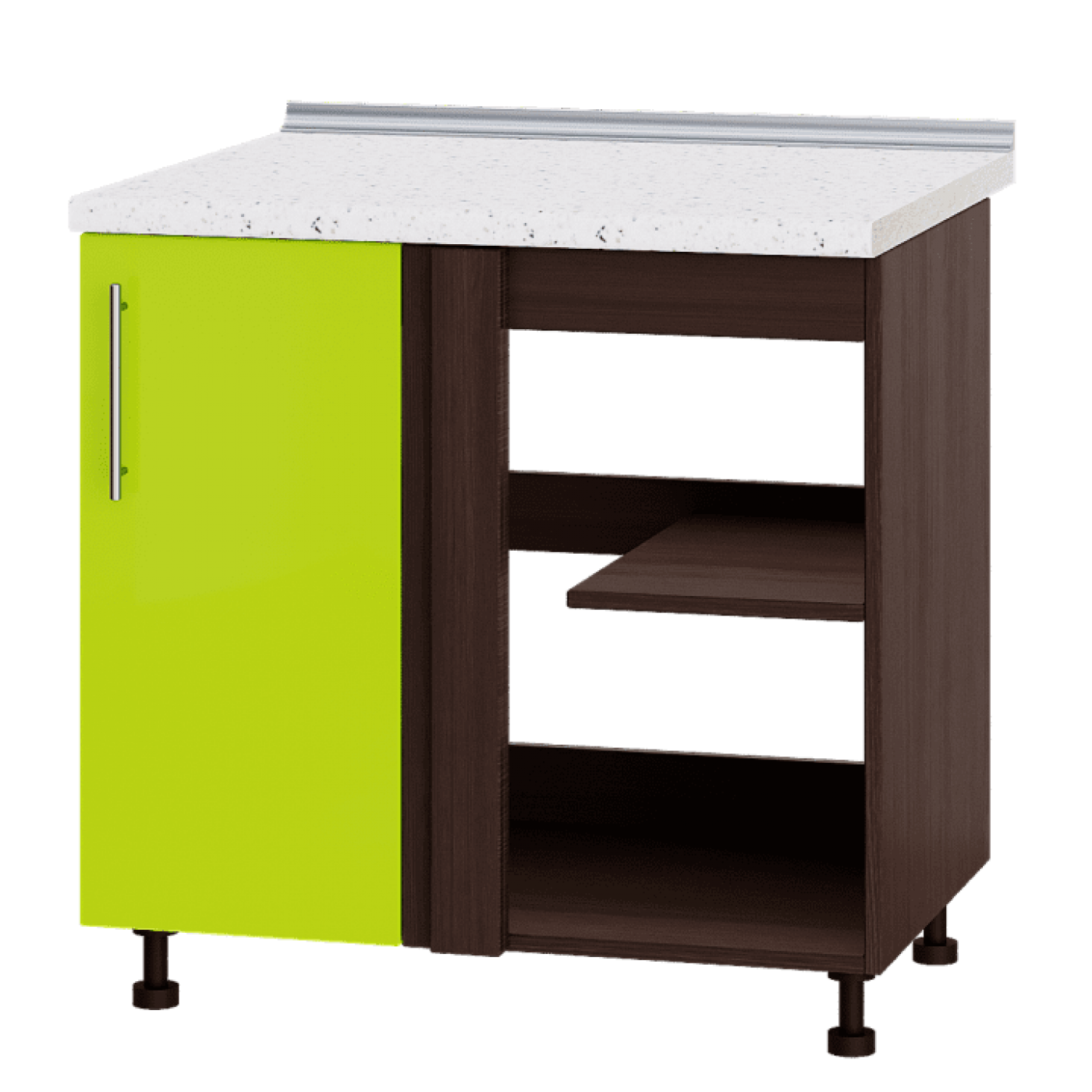 Кухня МОДЕРН Н89-845 Низ 845 угол 90" фасад 350