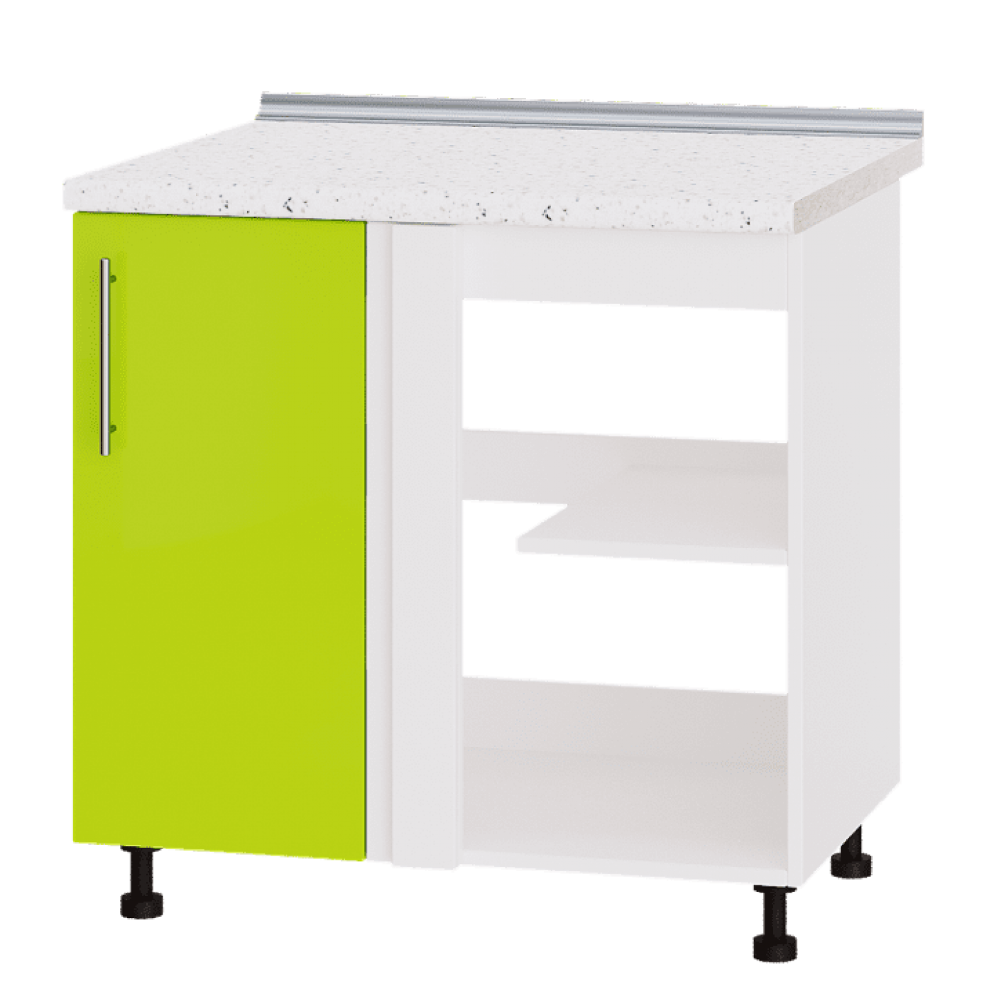 Кухня МОДЕРН Н89-845 Низ 845 угол 90" фасад 350