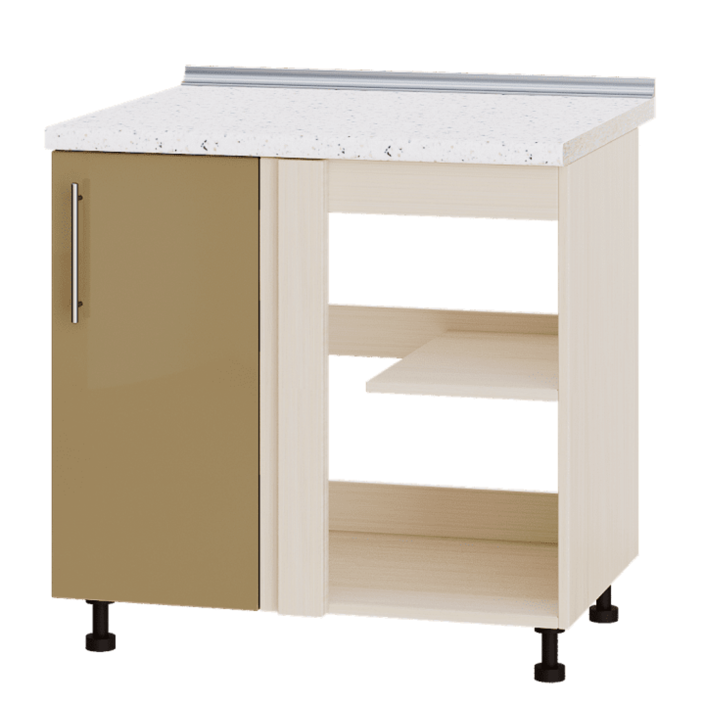 Кухня МОДЕРН Н89-845 Низ 845 угол 90" фасад 350