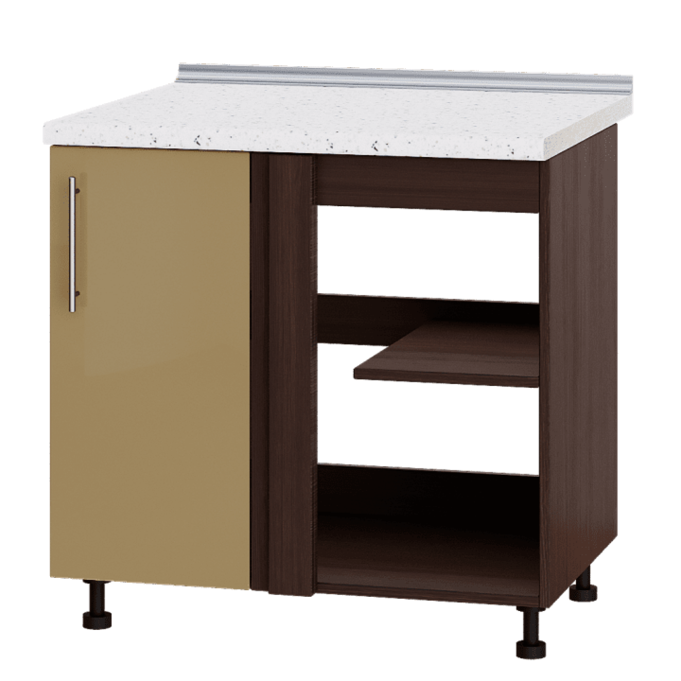 Кухня МОДЕРН Н89-845 Низ 845 угол 90" фасад 350