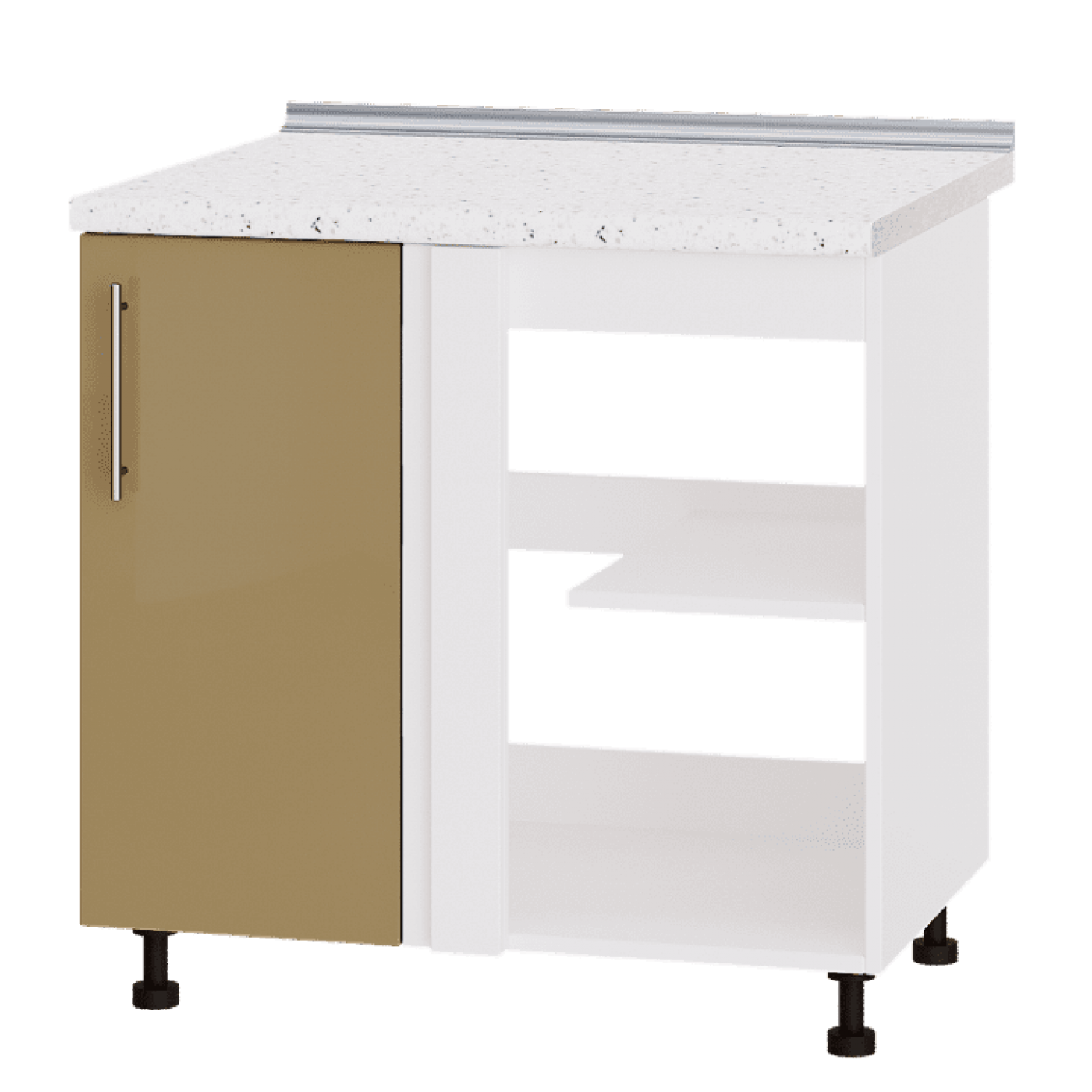 Кухня МОДЕРН Н89-845 Низ 845 угол 90" фасад 350