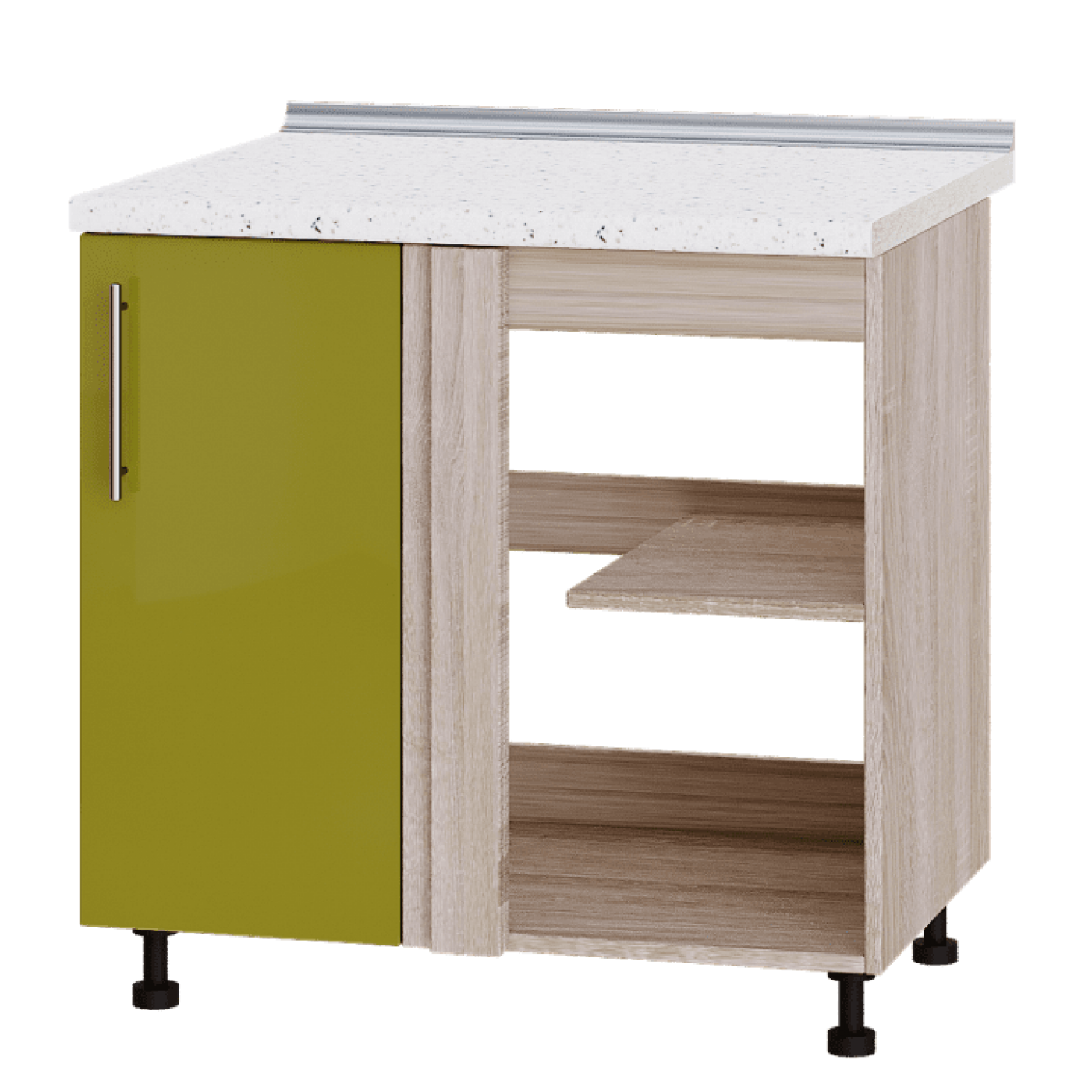 Кухня МОДЕРН Н89-845 Низ 845 угол 90" фасад 350