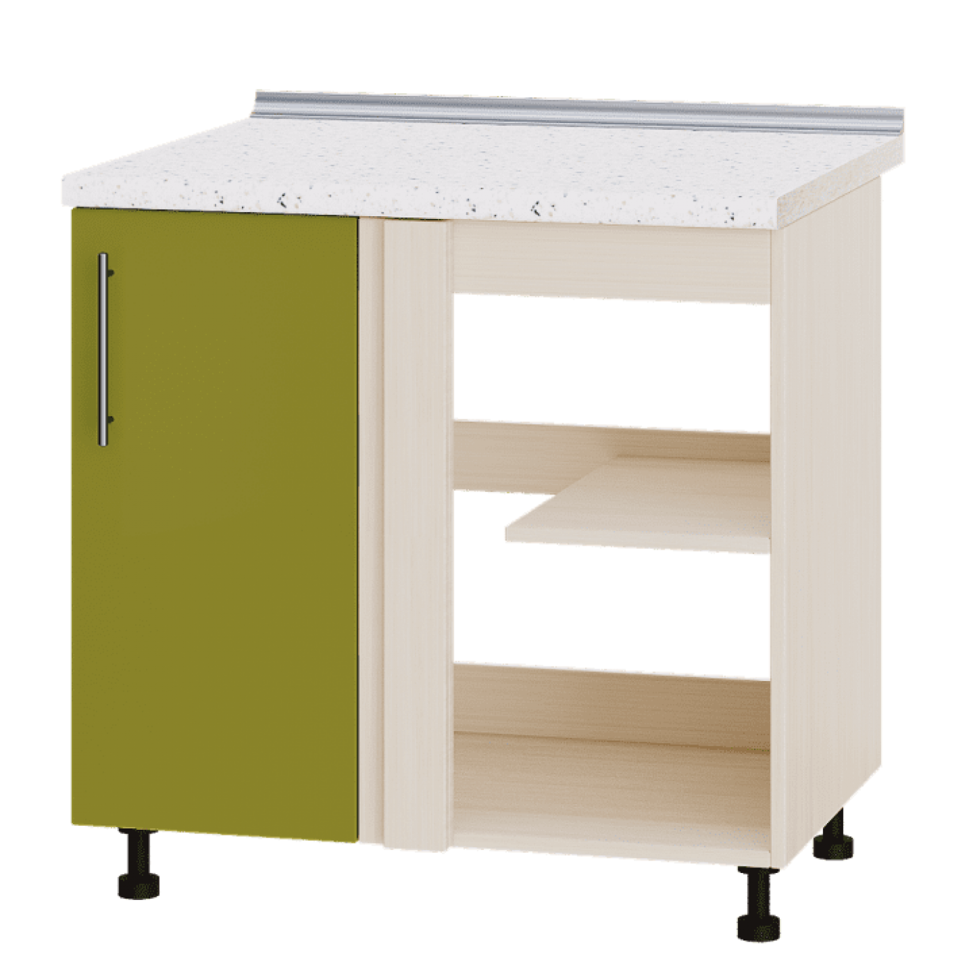 Кухня МОДЕРН Н89-845 Низ 845 угол 90" фасад 350