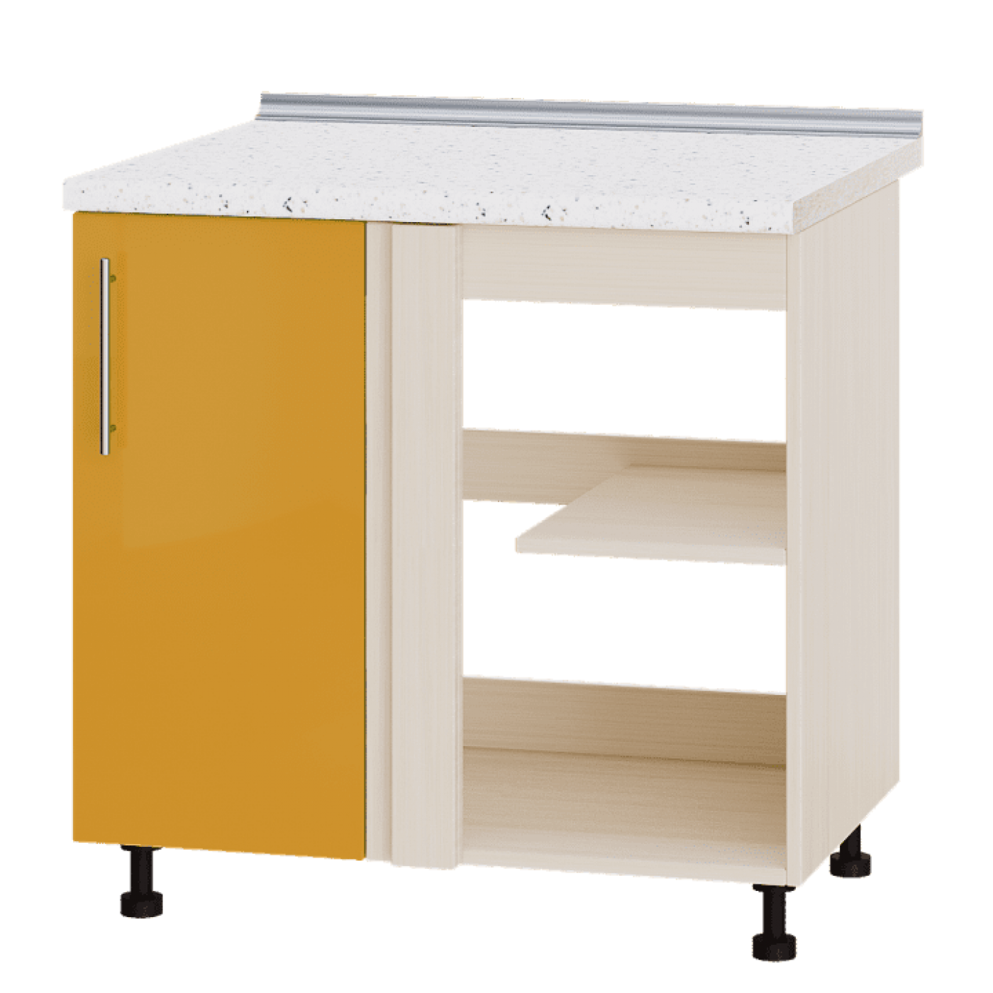 Кухня МОДЕРН Н89-845 Низ 845 угол 90" фасад 350