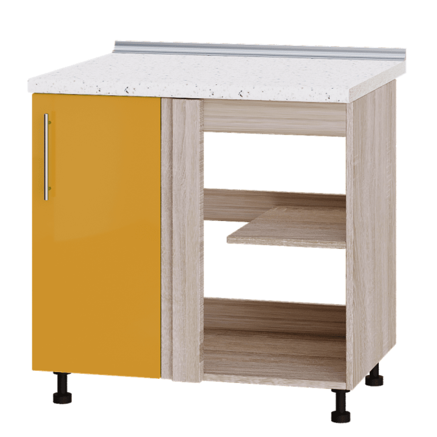 Кухня МОДЕРН Н89-845 Низ 845 угол 90" фасад 350