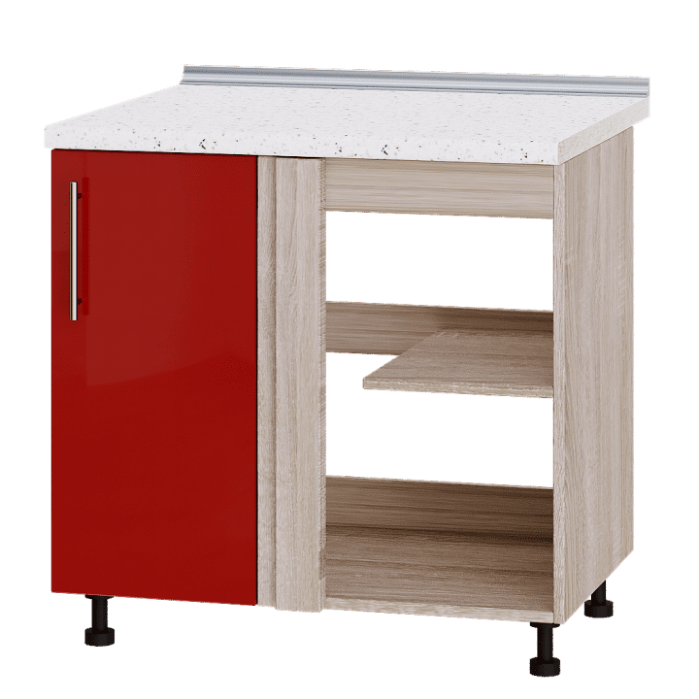 Кухня МОДЕРН Н89-845 Низ 845 угол 90" фасад 350