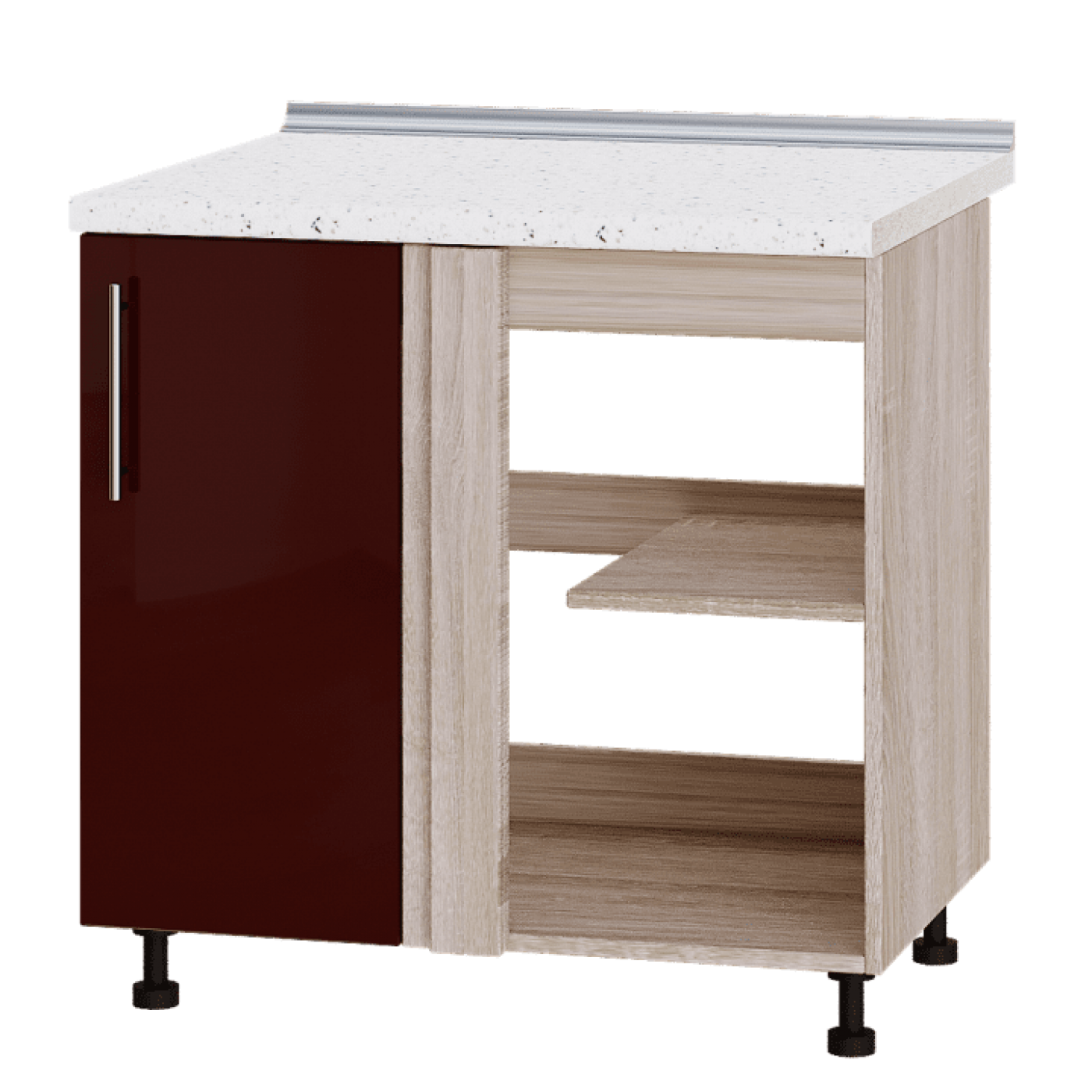 Кухня МОДЕРН Н89-845 Низ 845 угол 90" фасад 350