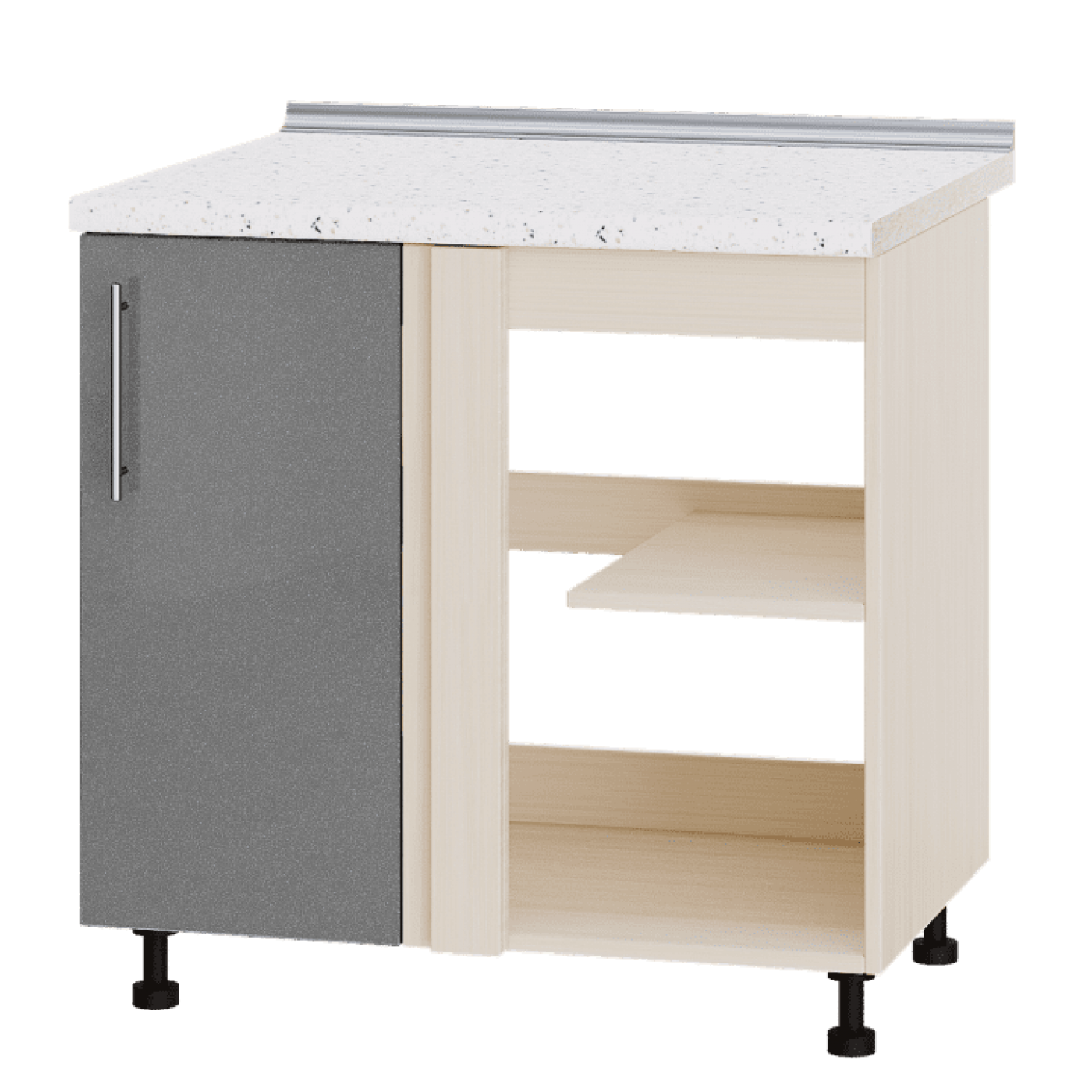 Кухня МОДЕРН Н89-845 Низ 845 угол 90" фасад 350