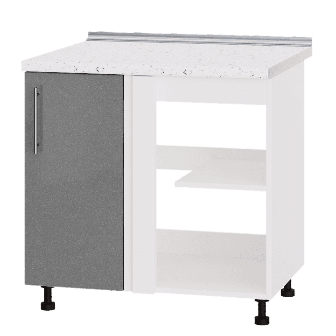 Кухня МОДЕРН Н89-845 Низ 845 угол 90" фасад 350