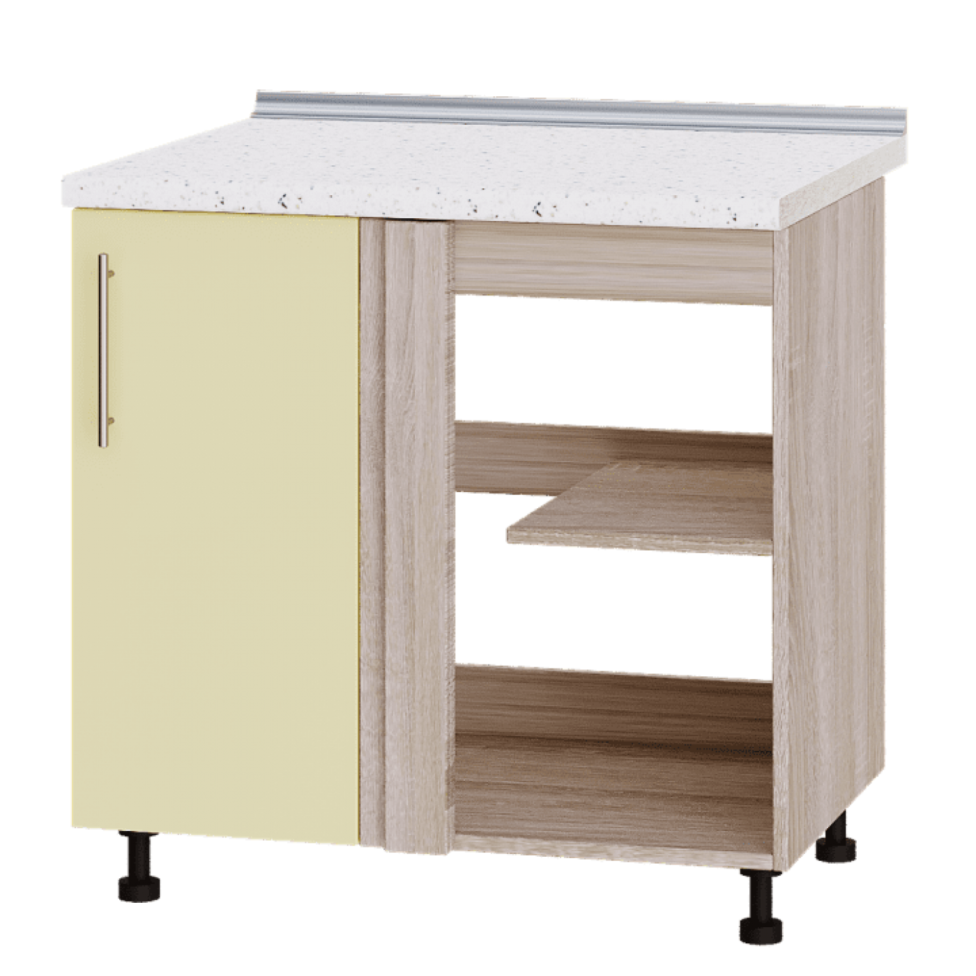 Кухня МОДЕРН Н89-845 Низ 845 угол 90" фасад 350