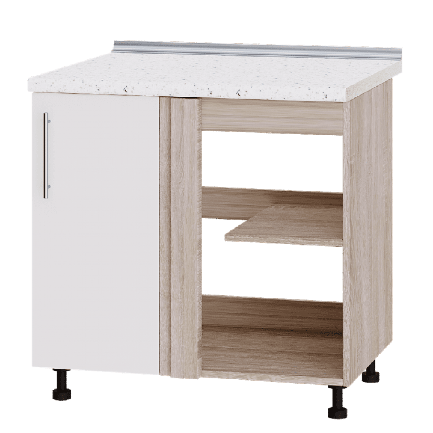 Кухня МОДЕРН Н89-845 Низ 845 угол 90" фасад 350