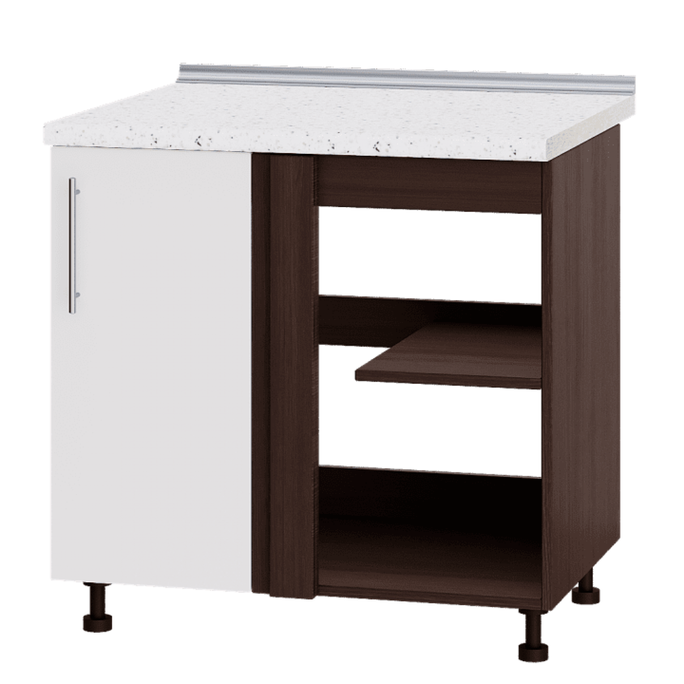 Кухня МОДЕРН Н89-845 Низ 845 угол 90" фасад 350