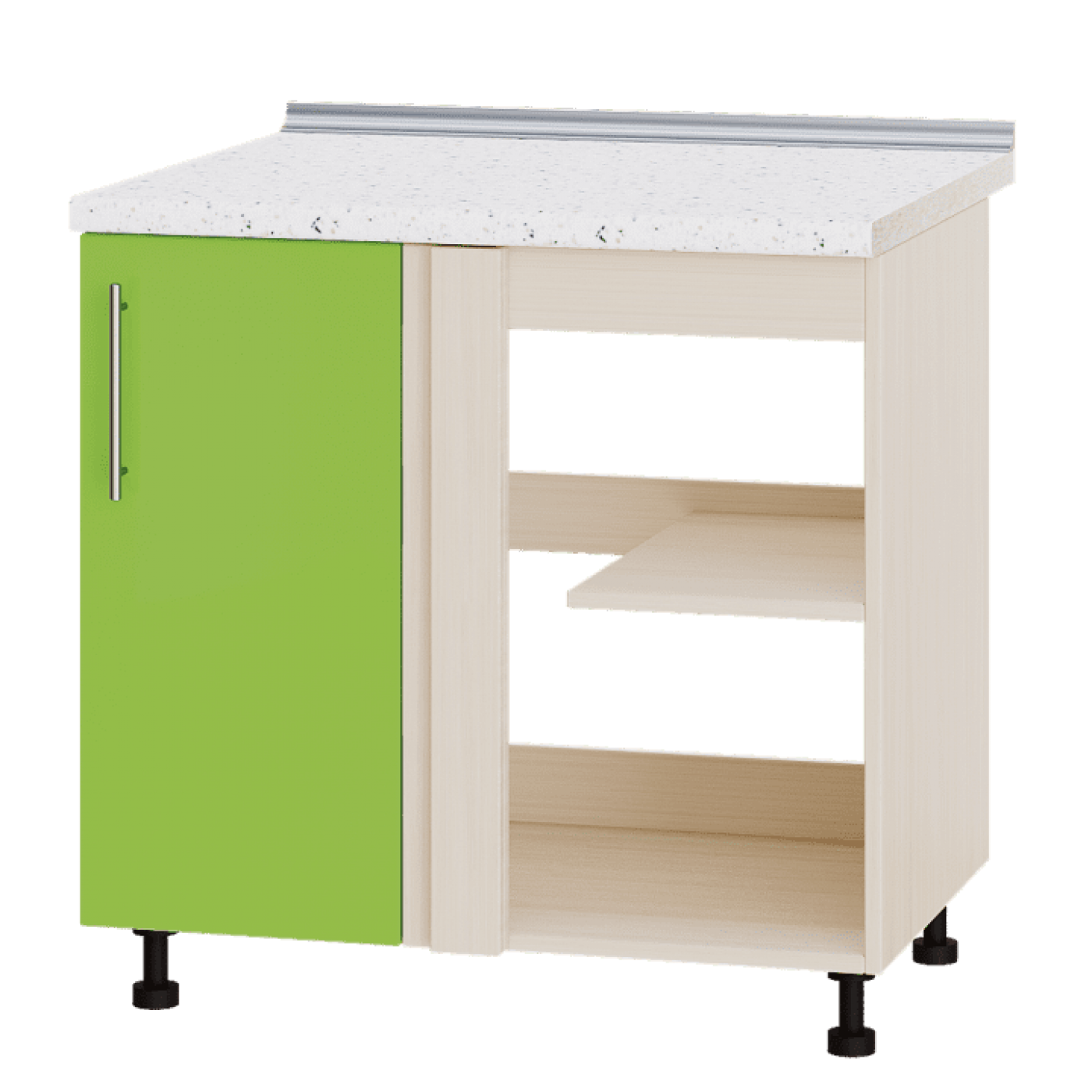 Кухня МОДЕРН Н89-845 Низ 845 угол 90" фасад 350