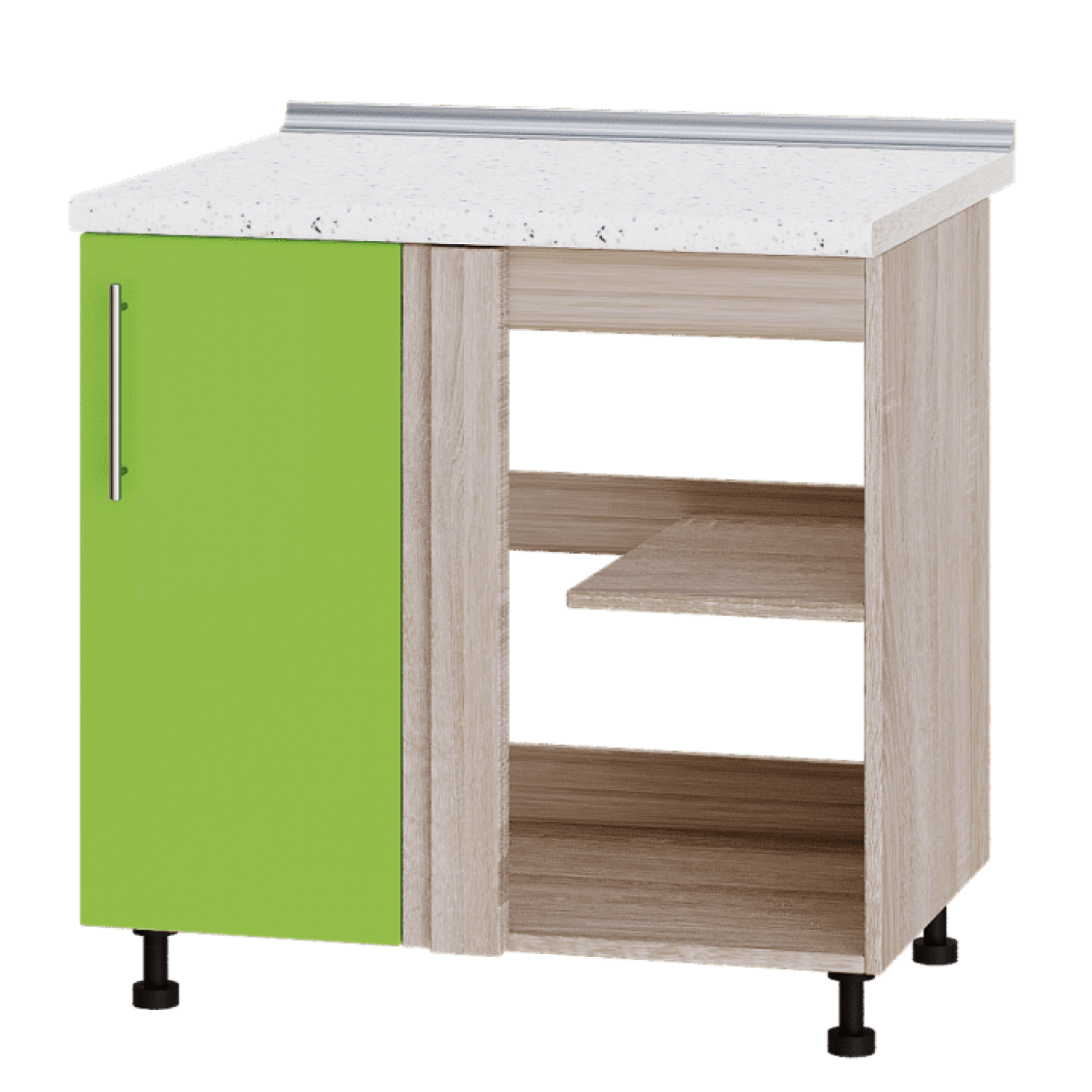 Кухня МОДЕРН Н89-845 Низ 845 угол 90" фасад 350